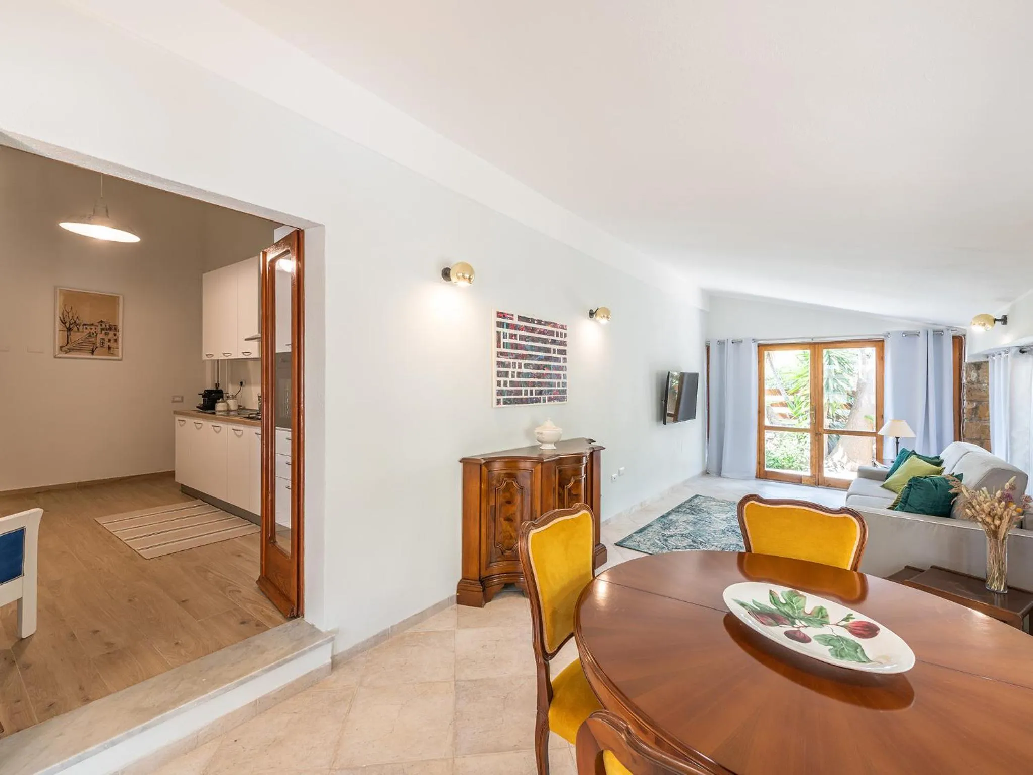 Living room in Villa Iole Apartment