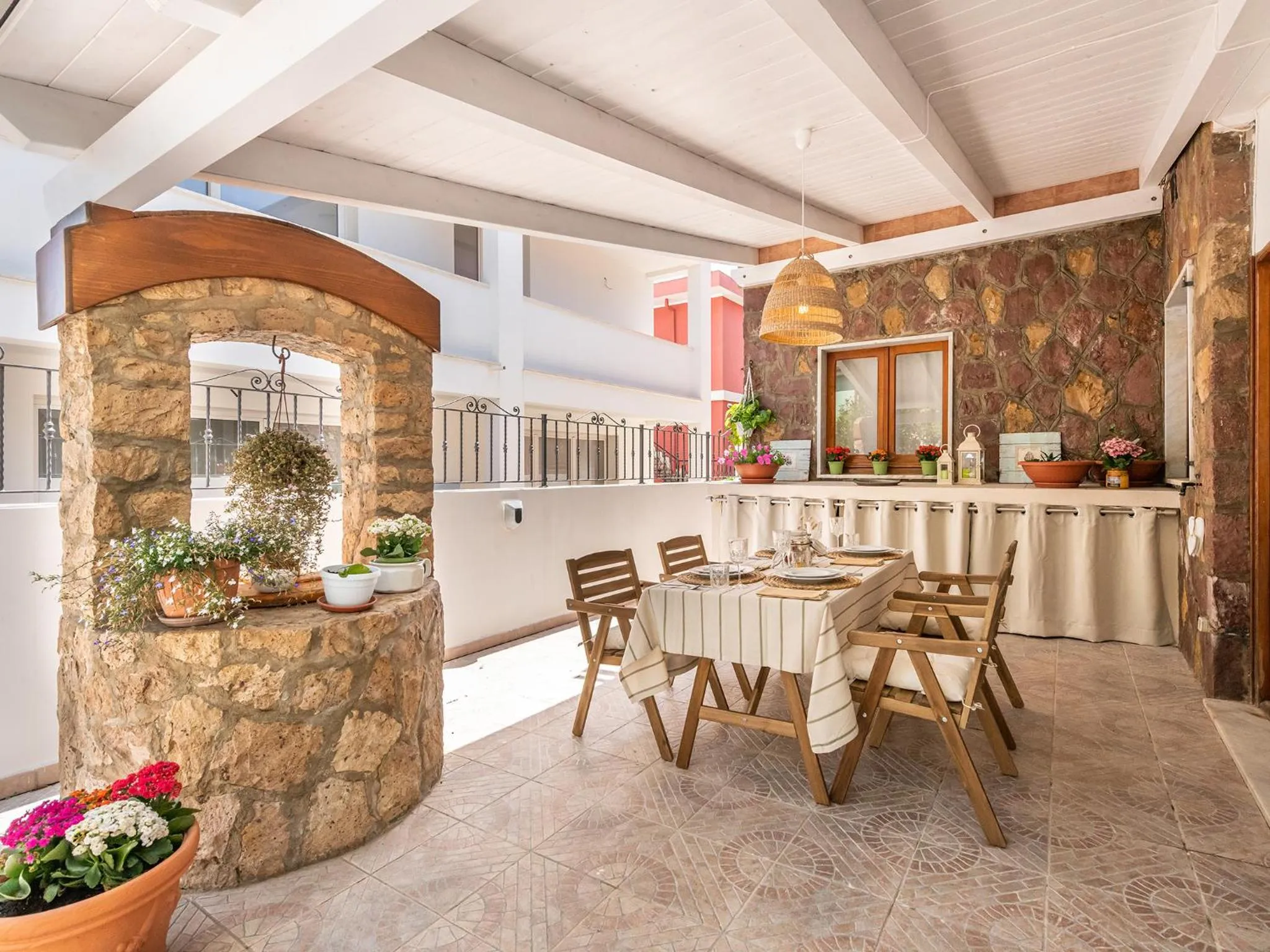 Garden in Villa Iole Apartment