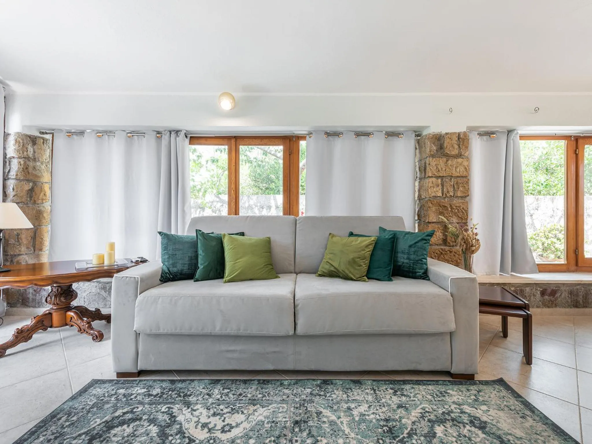 Living room in Villa Iole Apartment