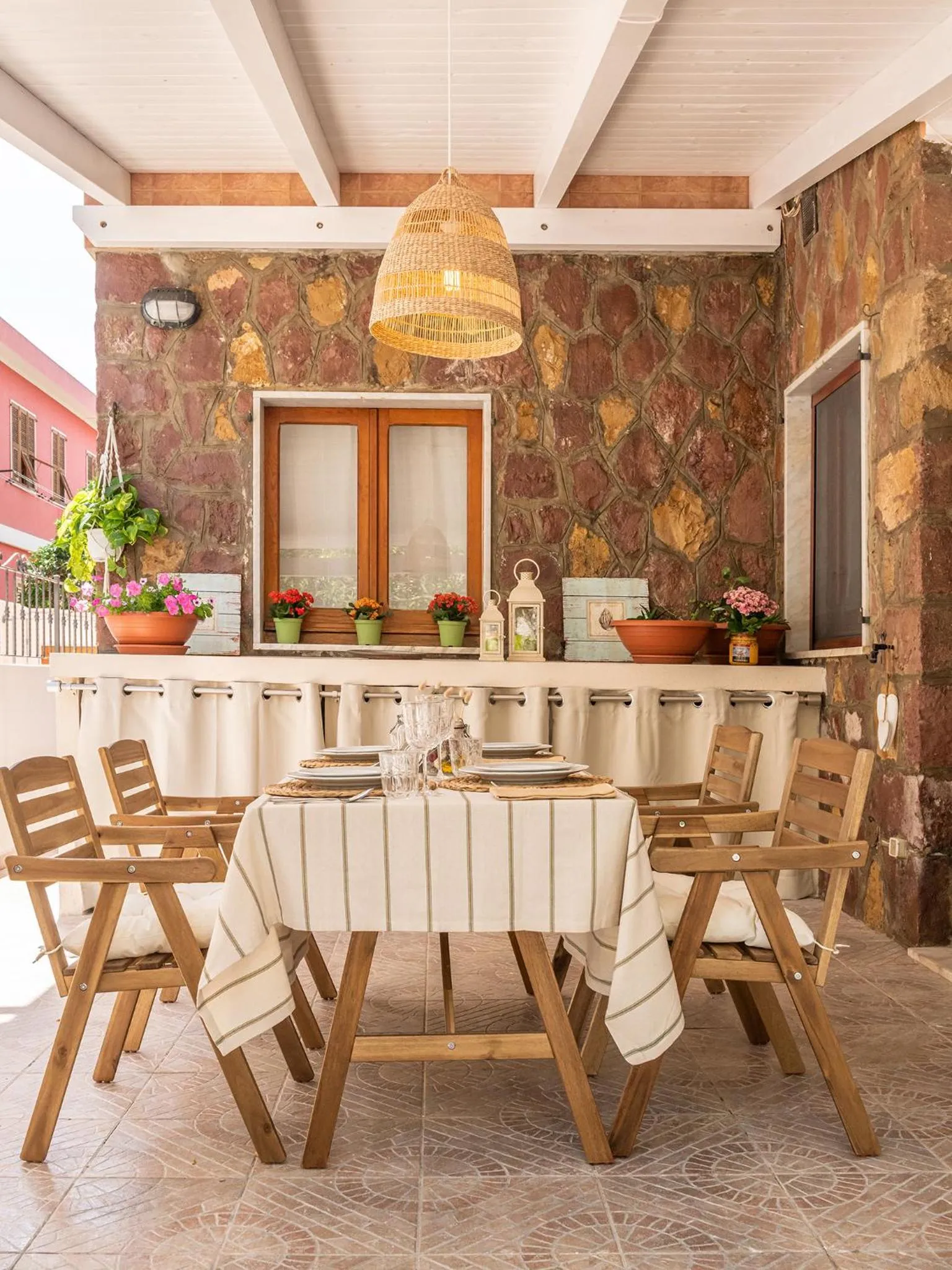 Garden in Villa Iole Apartment