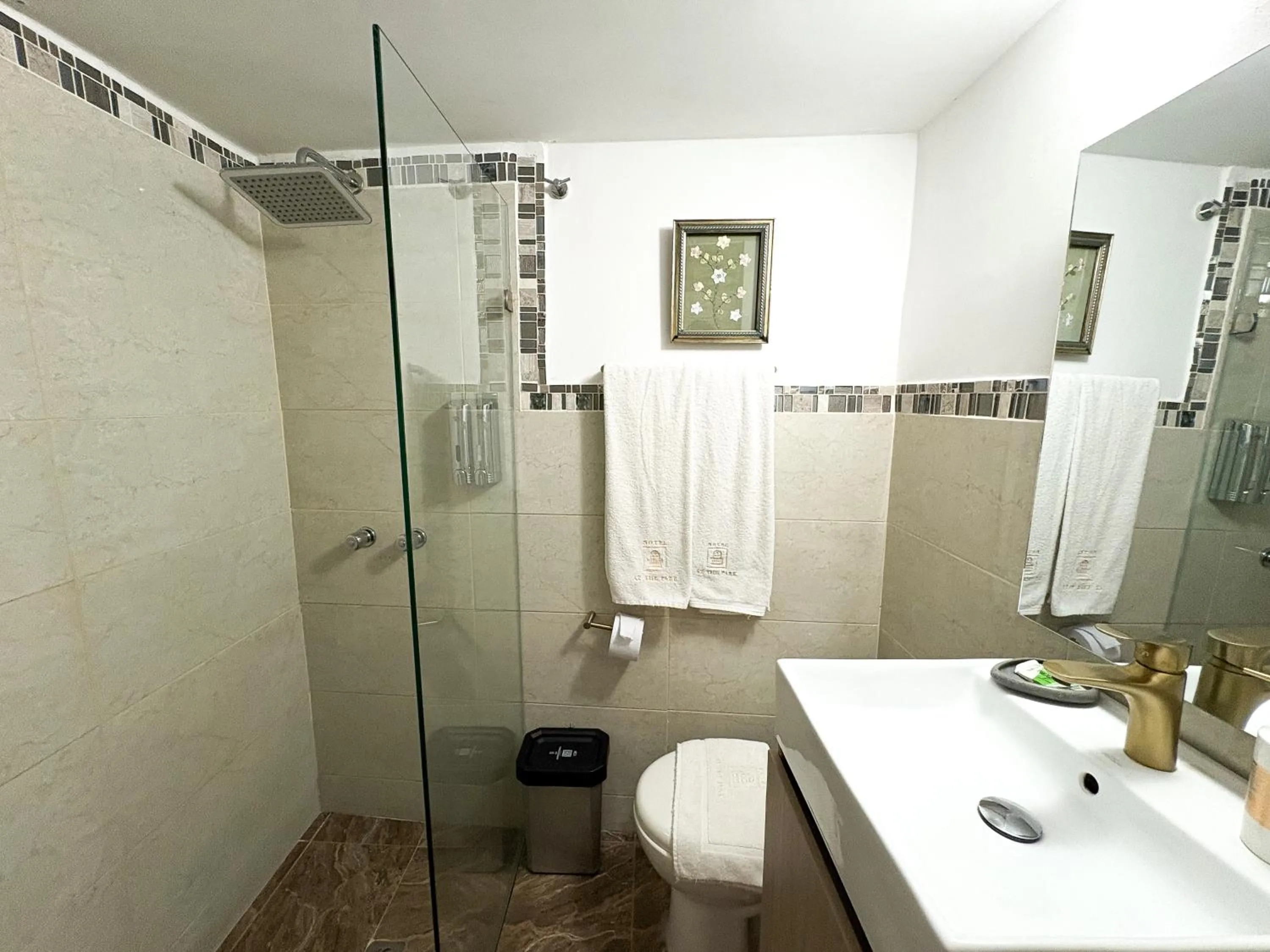 Shower in Hotel AT THE PARK