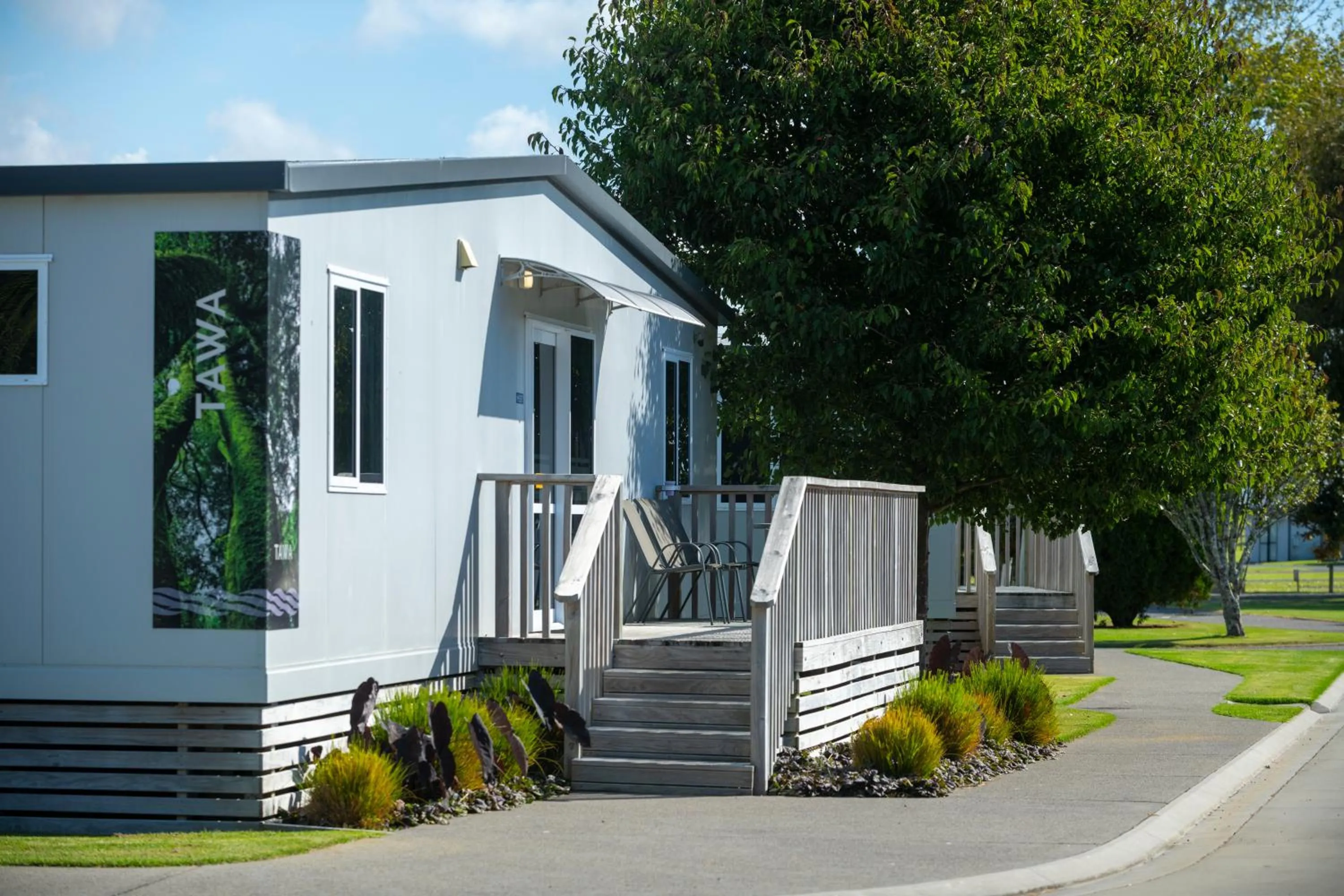Property building in Riverside Whakatane Holiday Park