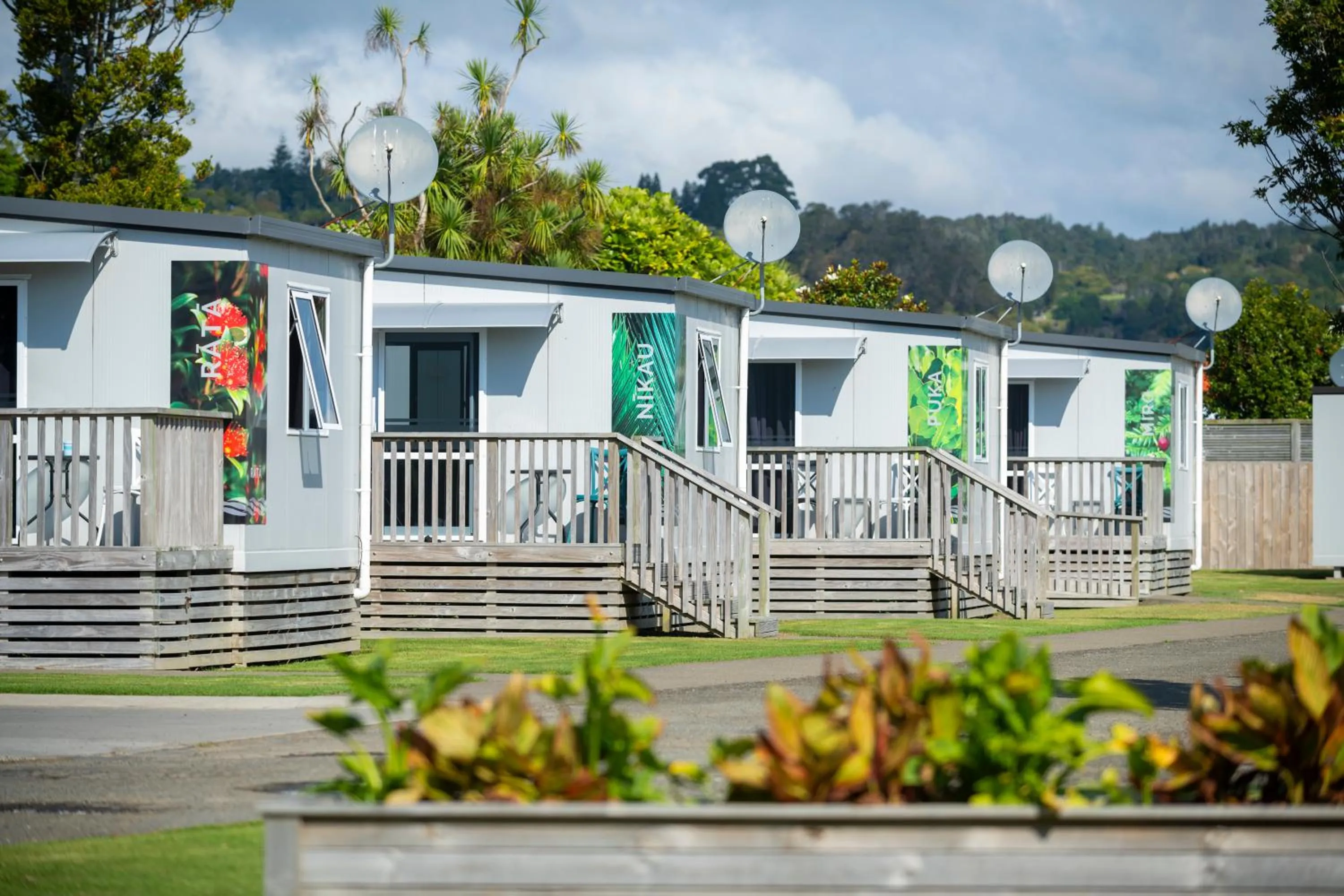 Property building in Riverside Whakatane Holiday Park