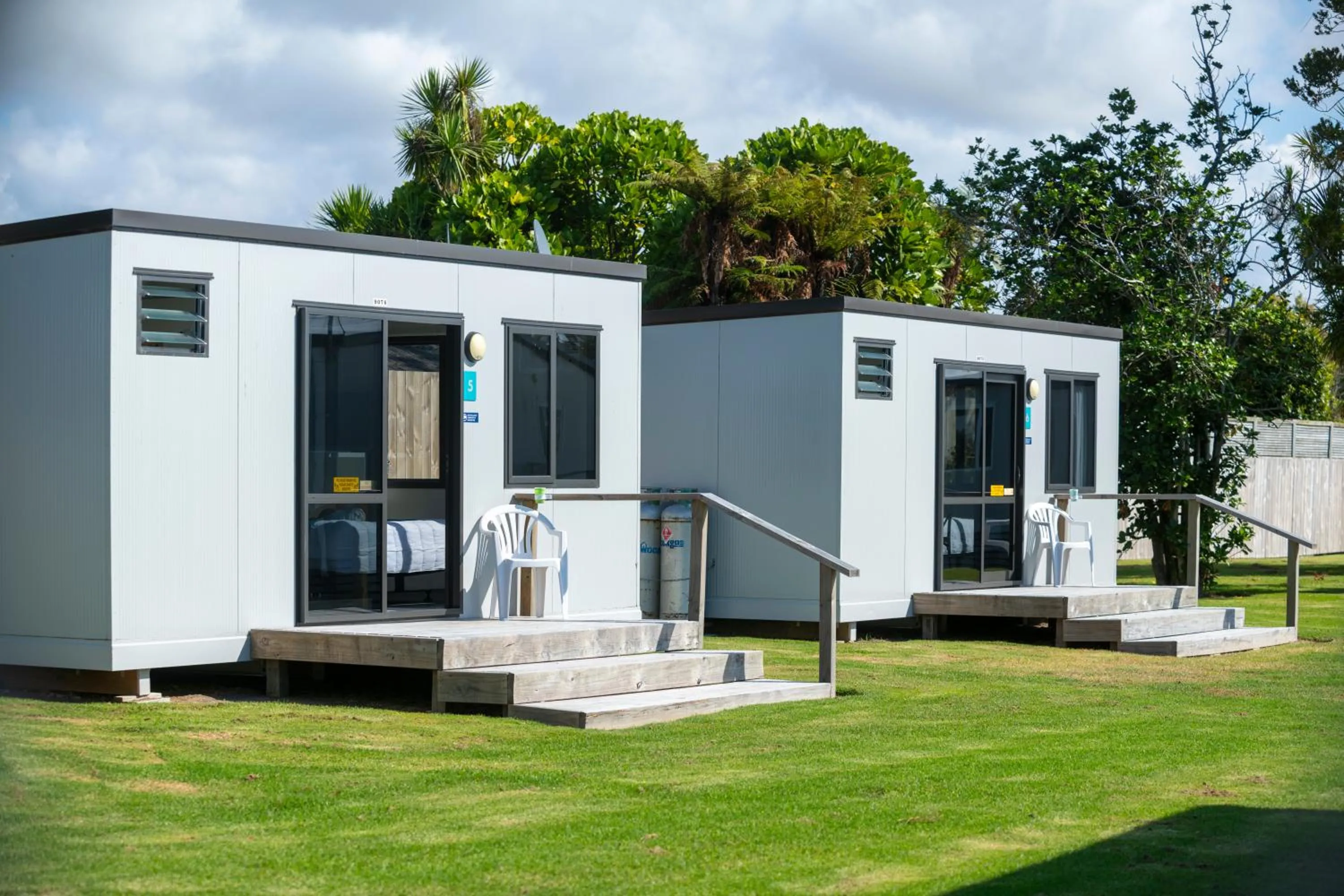 Property building in Riverside Whakatane Holiday Park