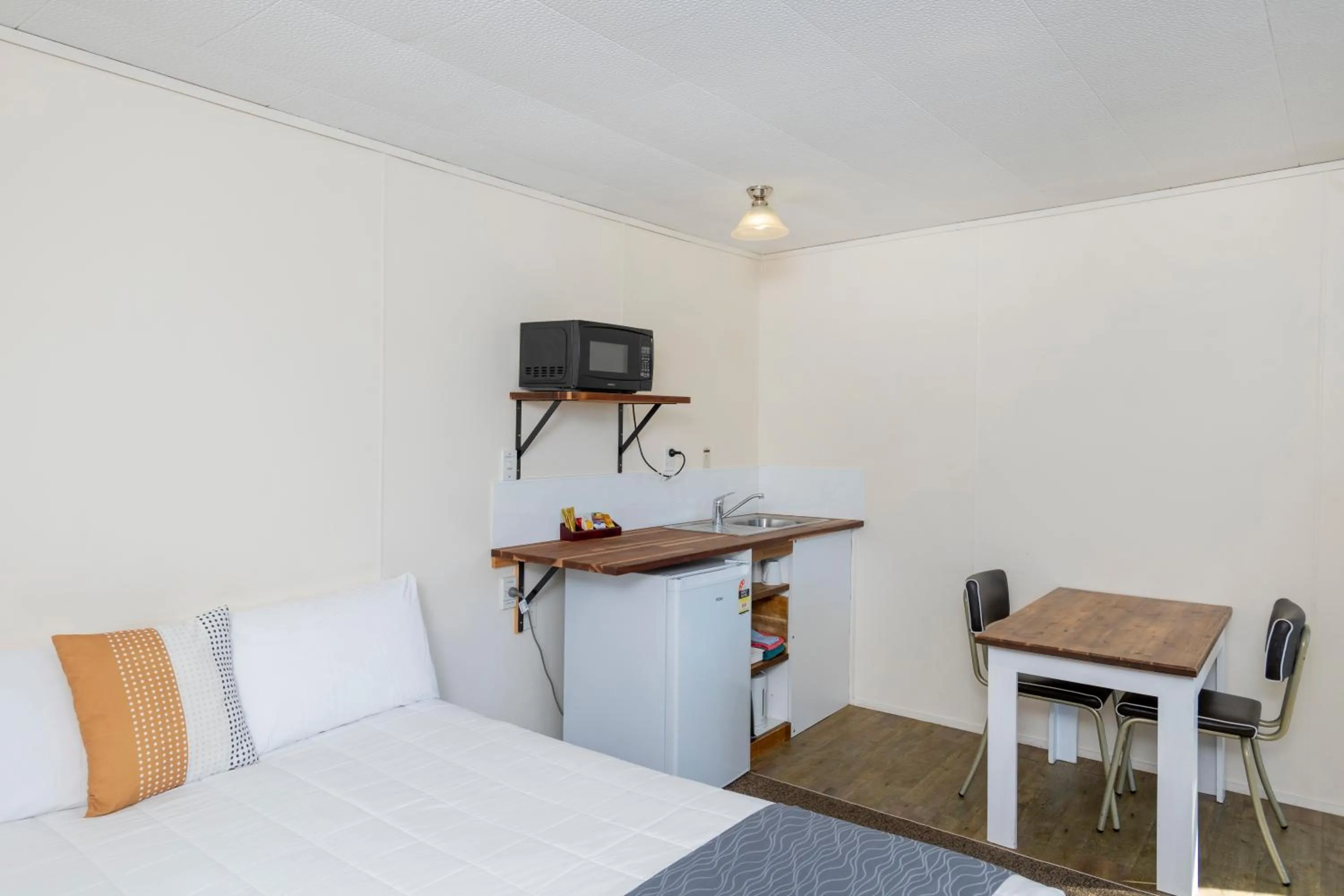 Bed in Riverside Whakatane Holiday Park