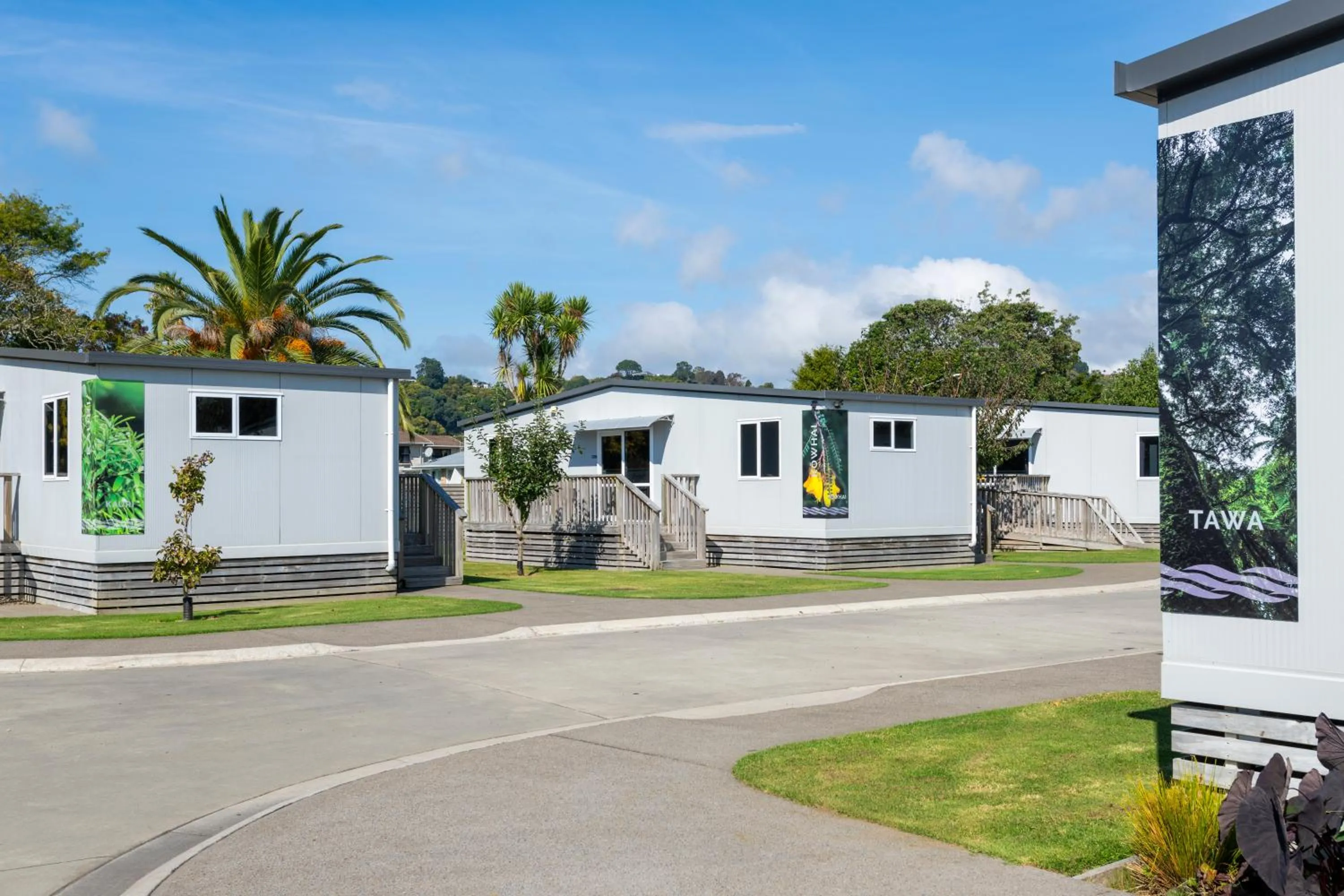Property building in Riverside Whakatane Holiday Park