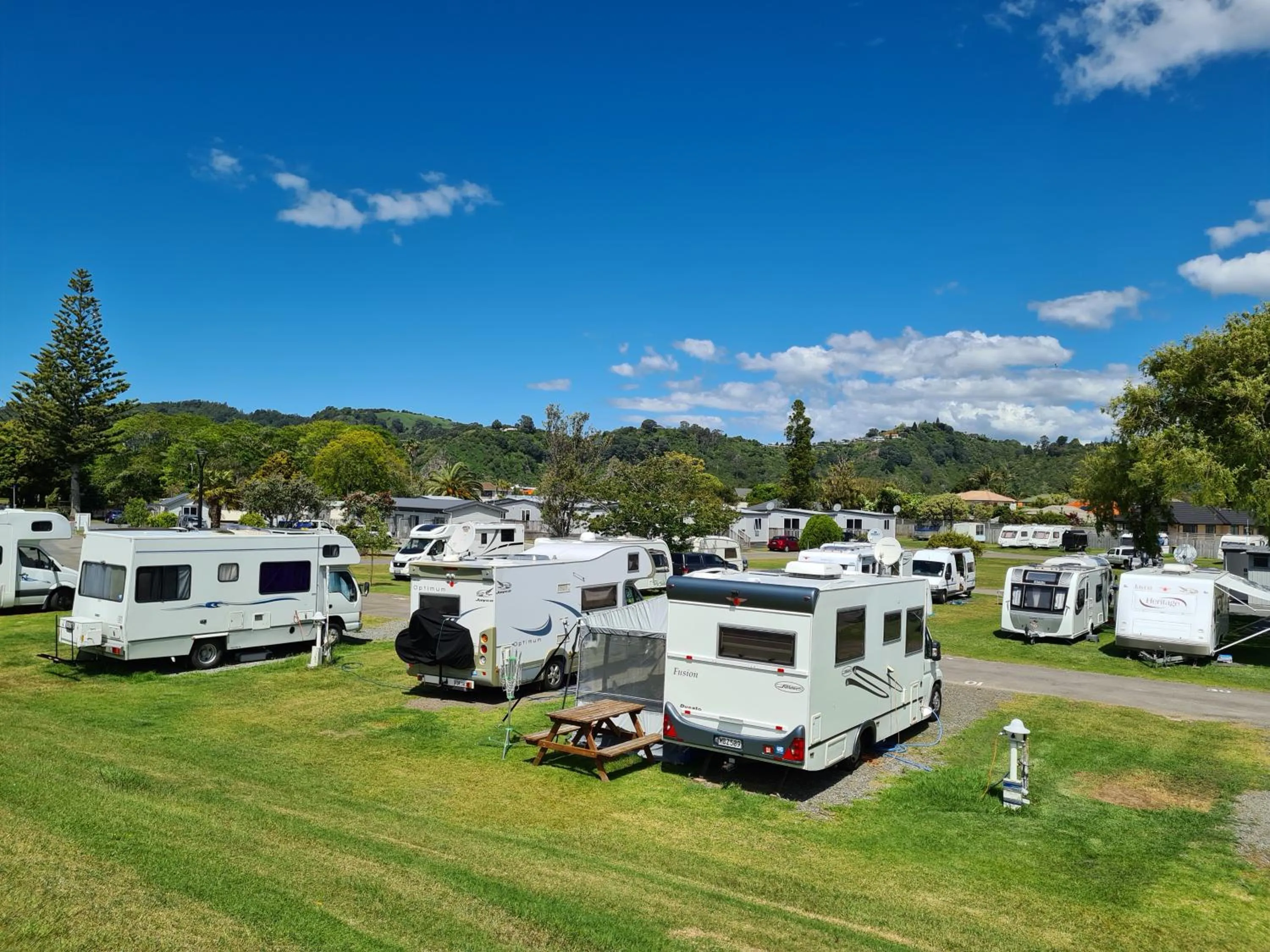 On site in Riverside Whakatane Holiday Park