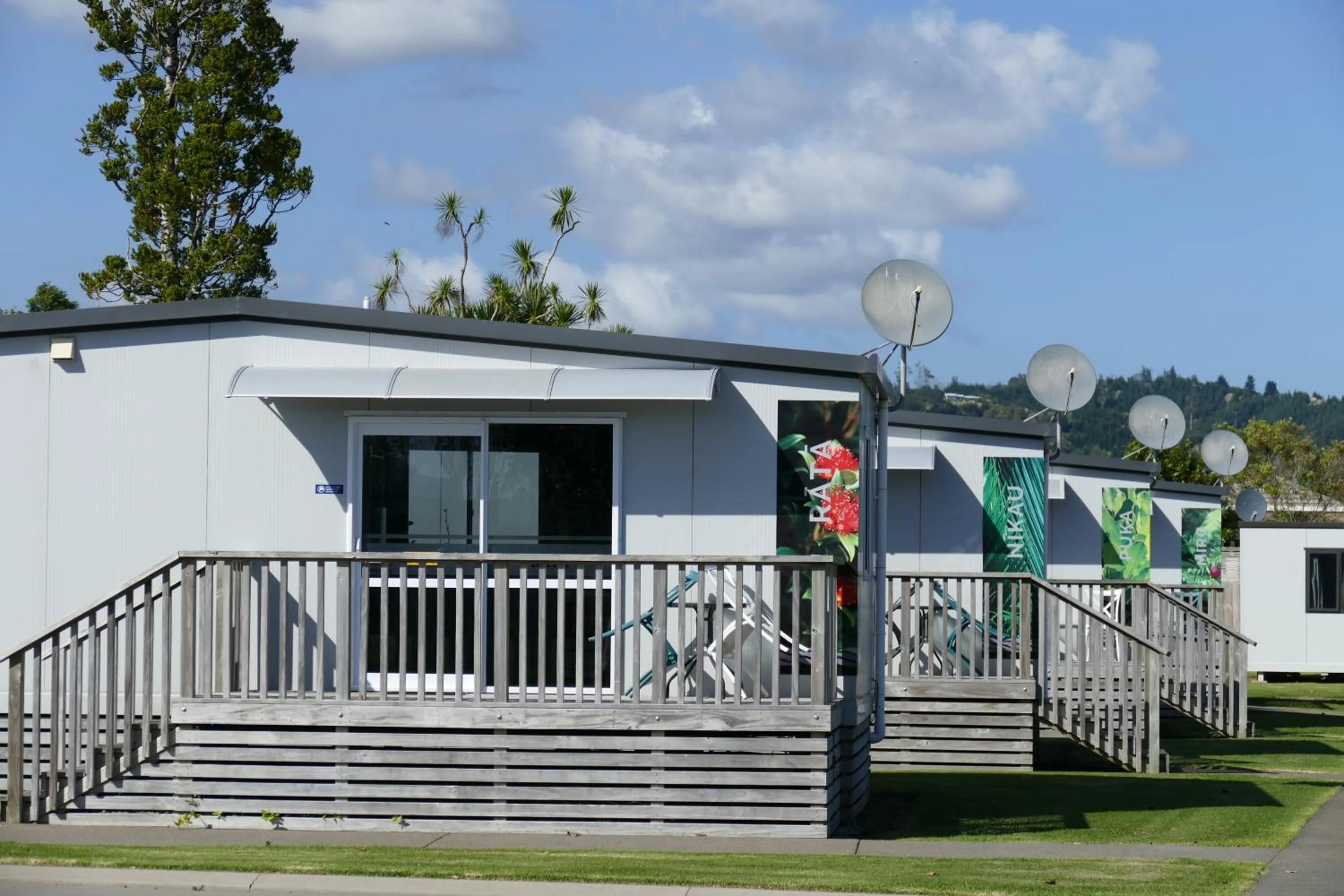 Property building in Riverside Whakatane Holiday Park