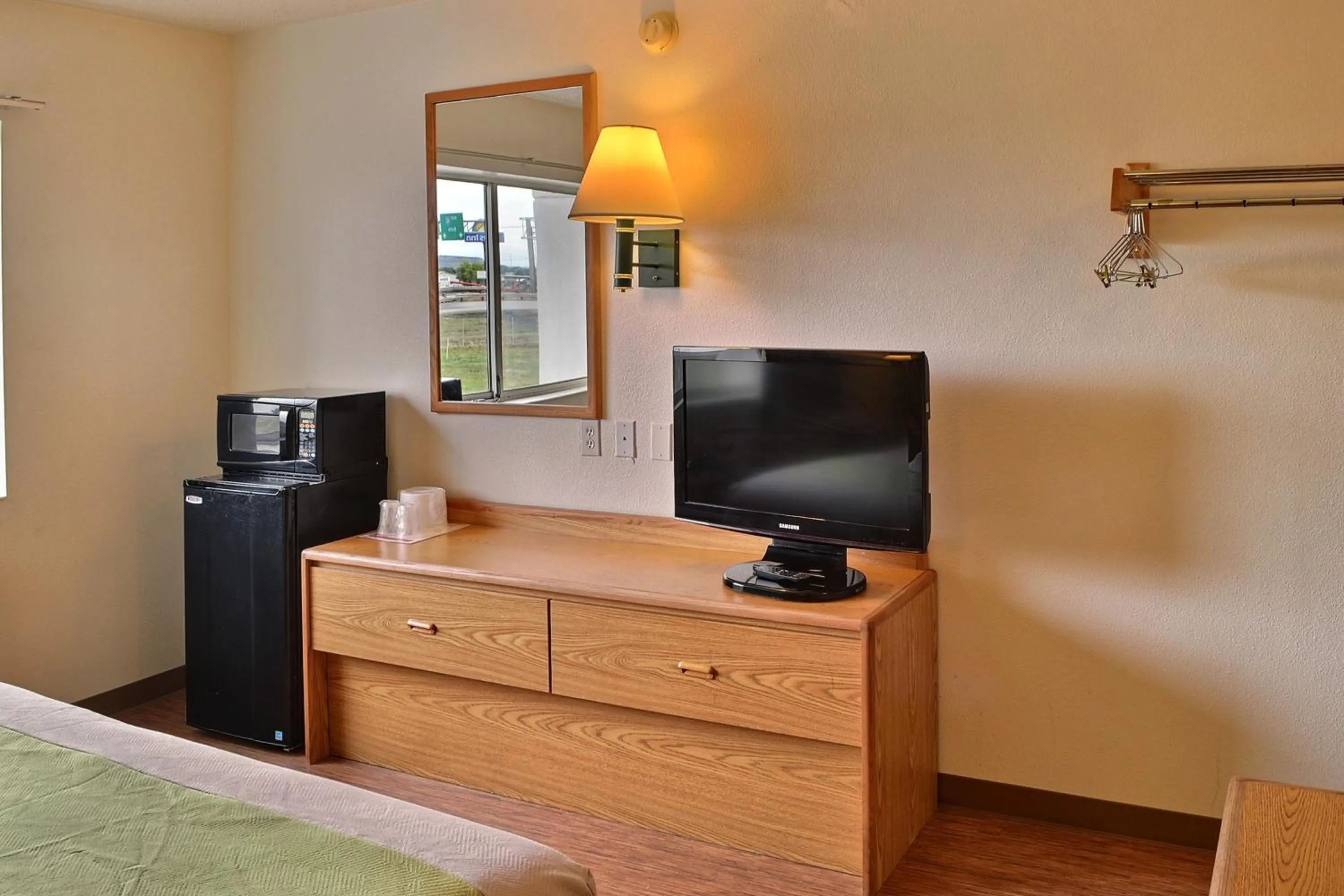 Decorative detail, Bed in Motel 6-Billings, MT - North