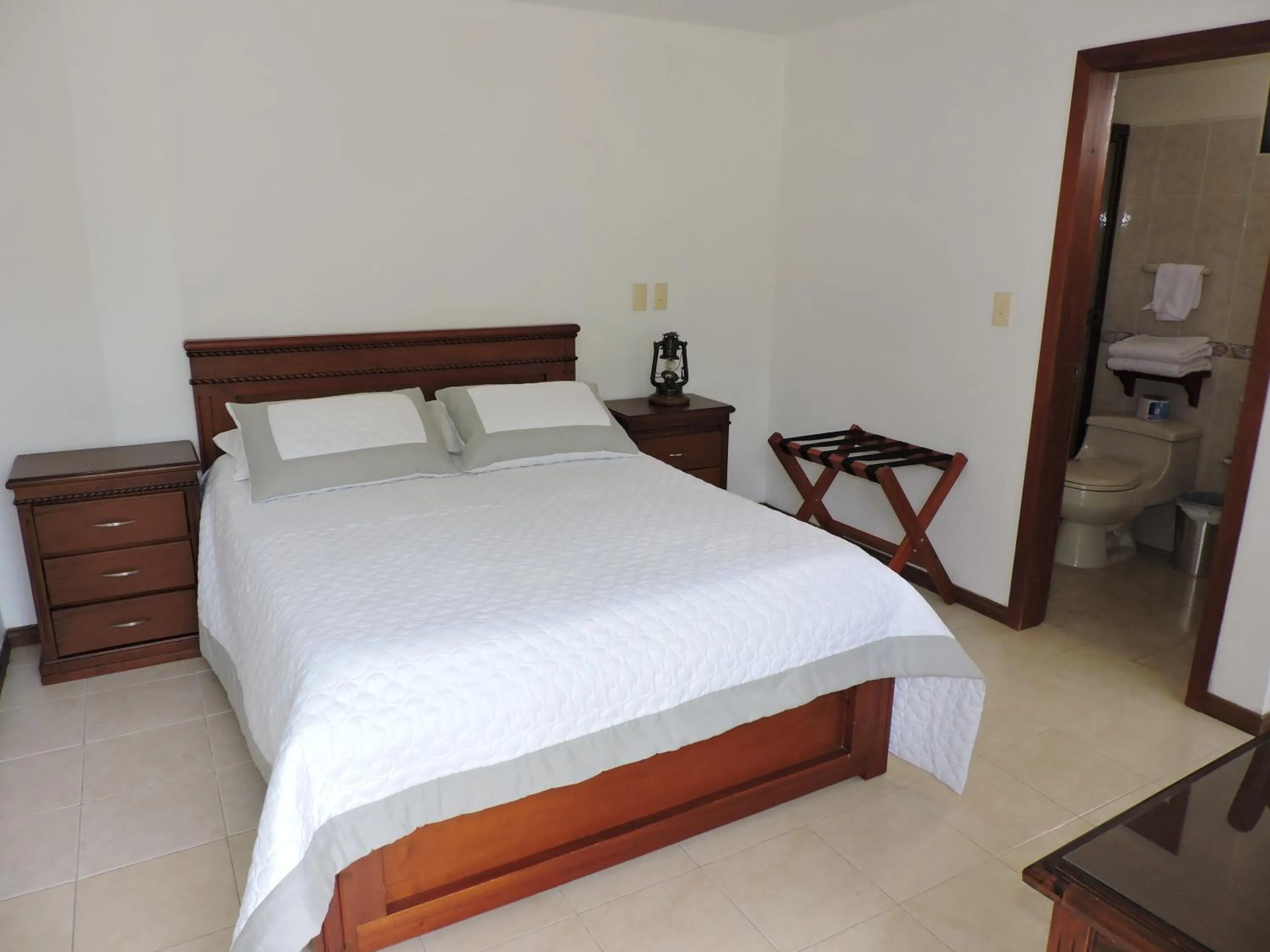 Bed in Finca Hotel Valparaíso