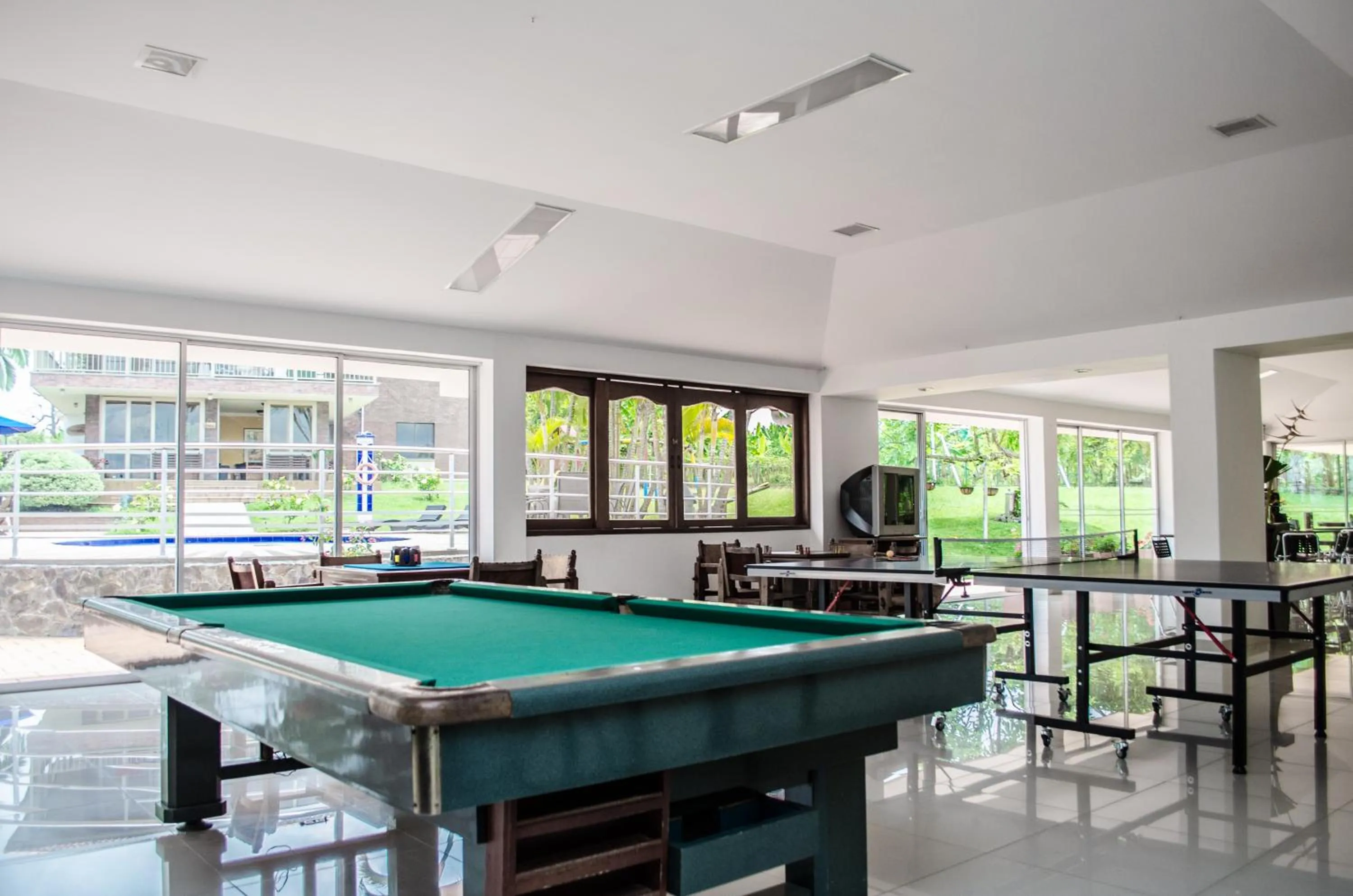 Game Room in Finca Hotel Valparaíso