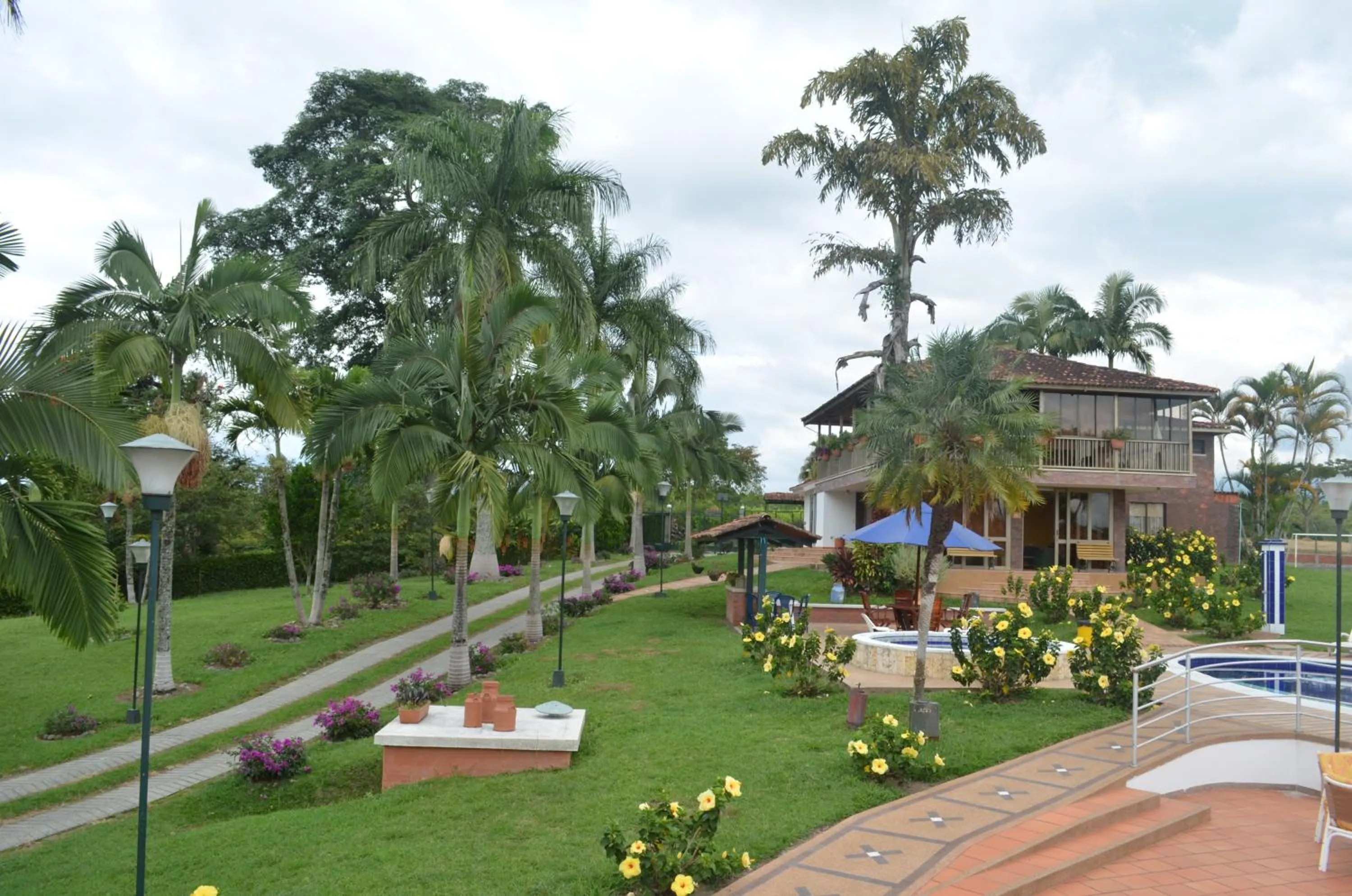 Garden in Finca Hotel Valparaíso