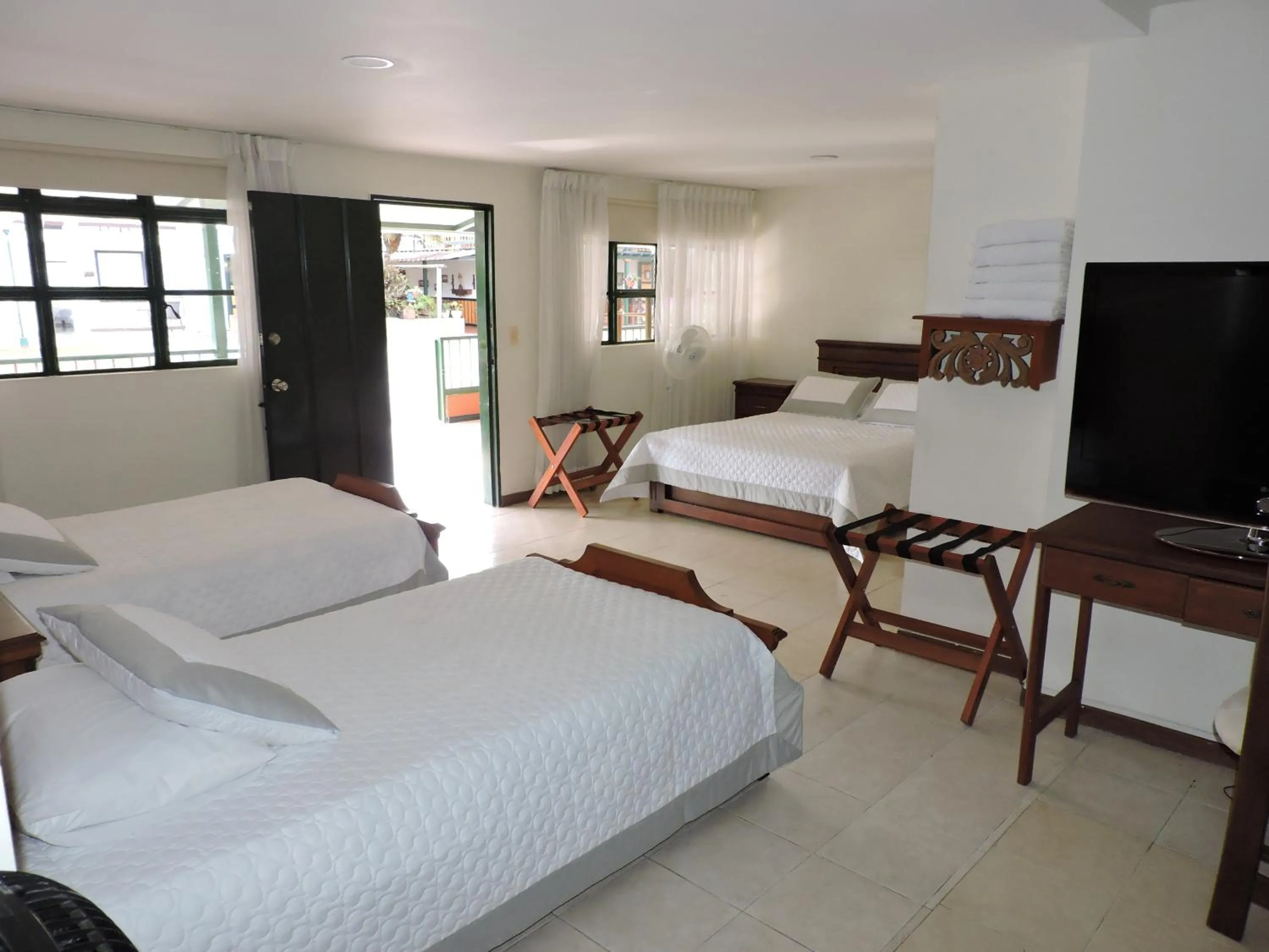 Bed in Finca Hotel Valparaíso