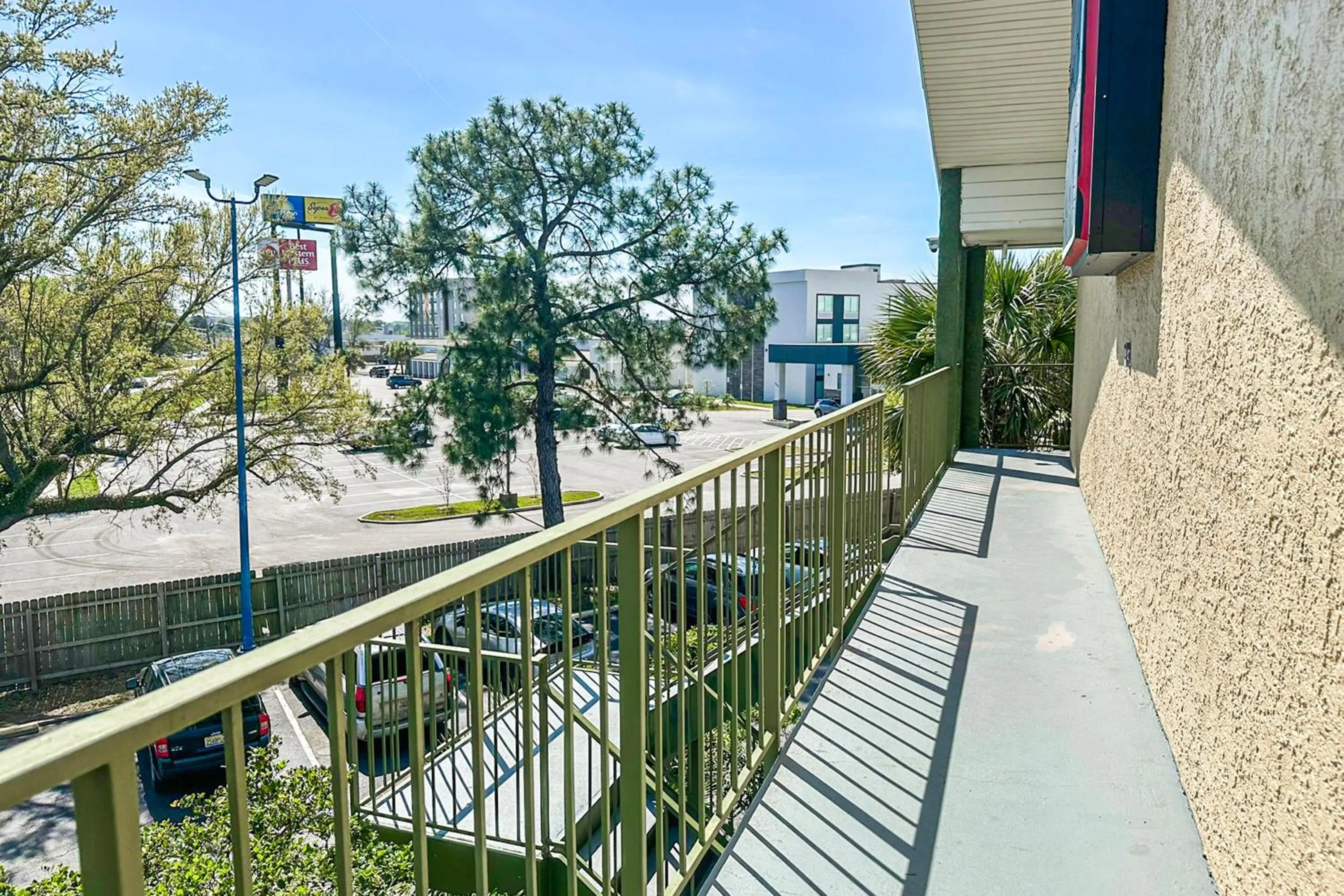 Property building in OYO Hotel Mobile, AL I-65 at Airport Blvd