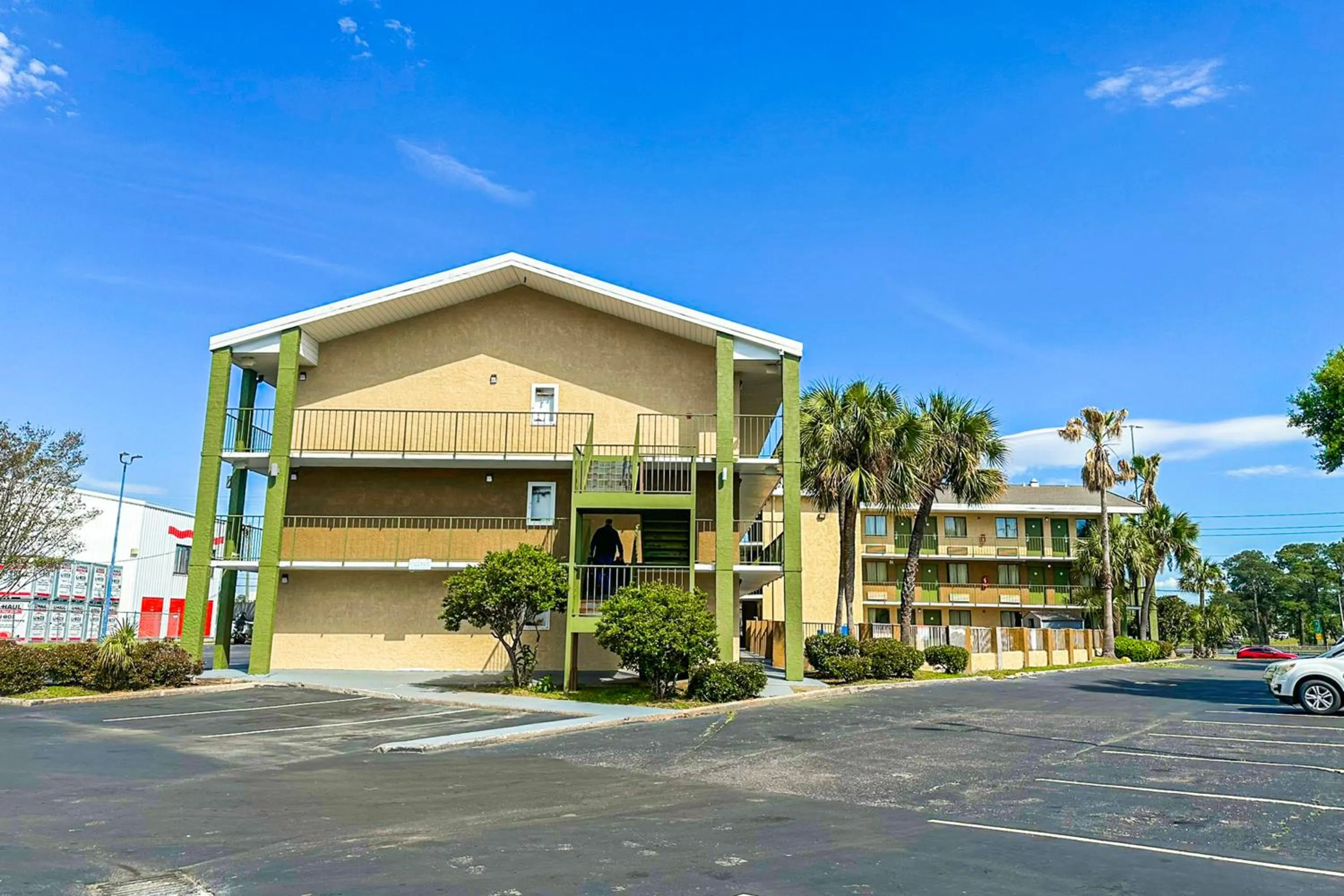 Property building in OYO Hotel Mobile, AL I-65 at Airport Blvd