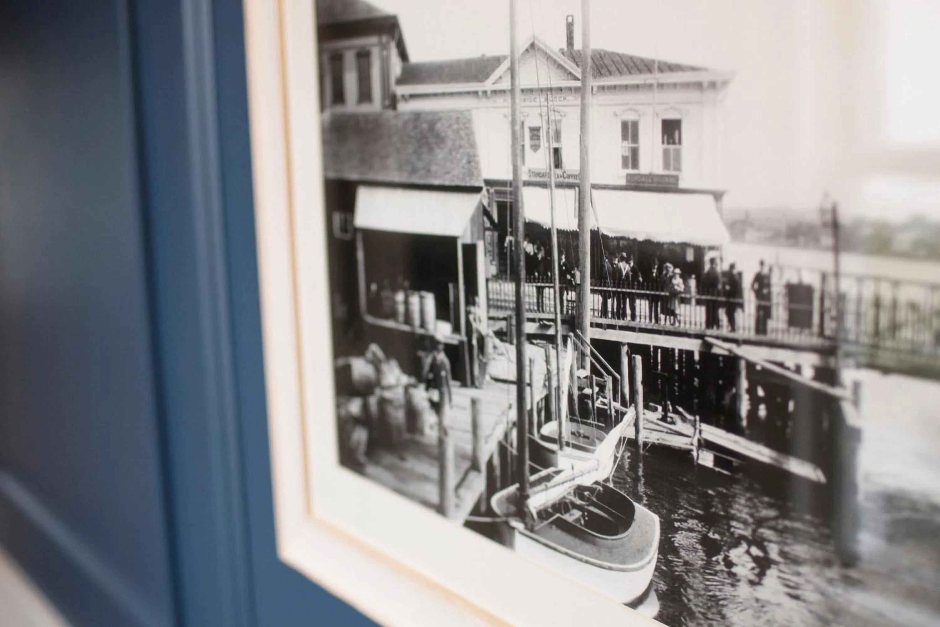 Decorative detail in The Whaler's Inn