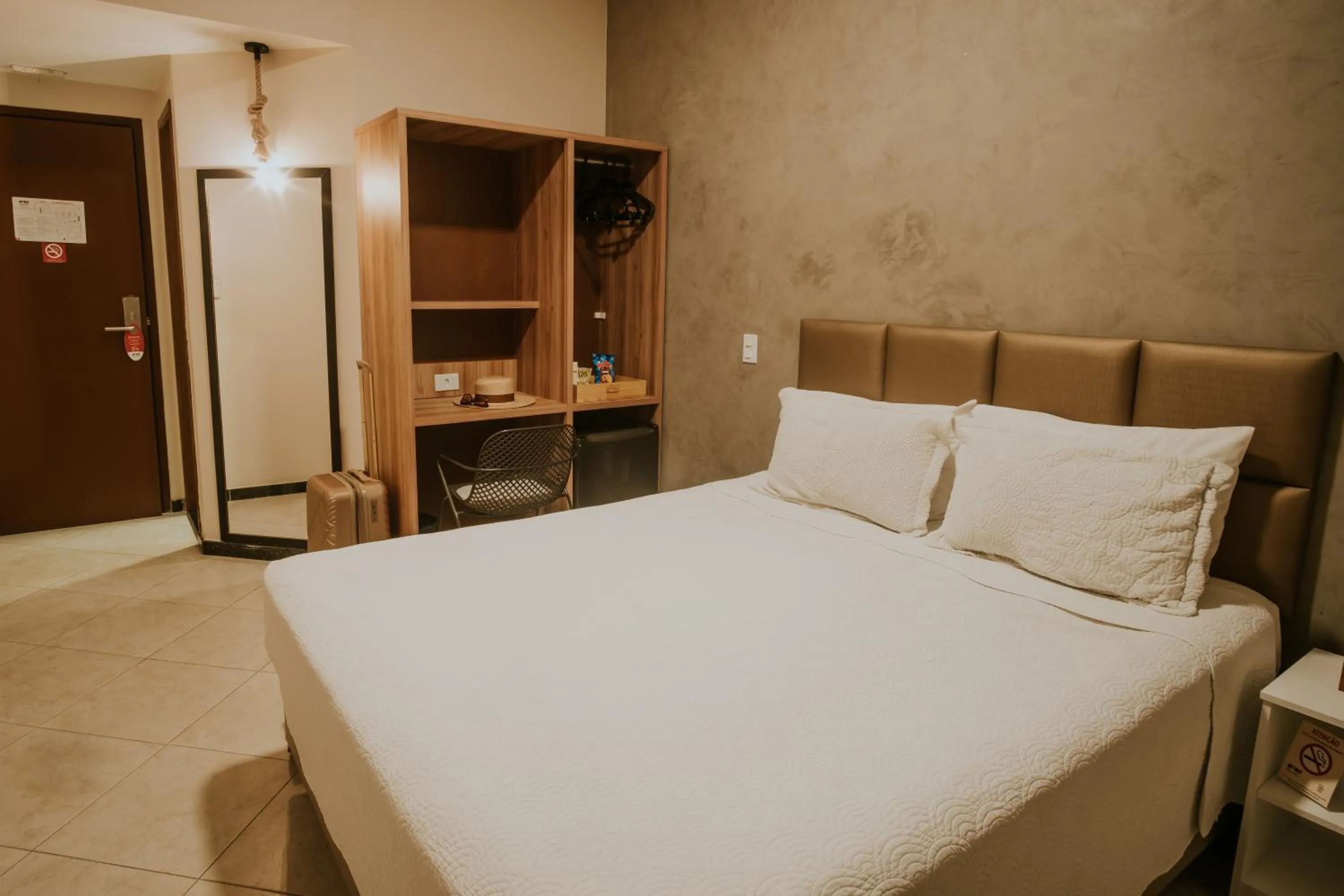 Bed in Pousada Encantare