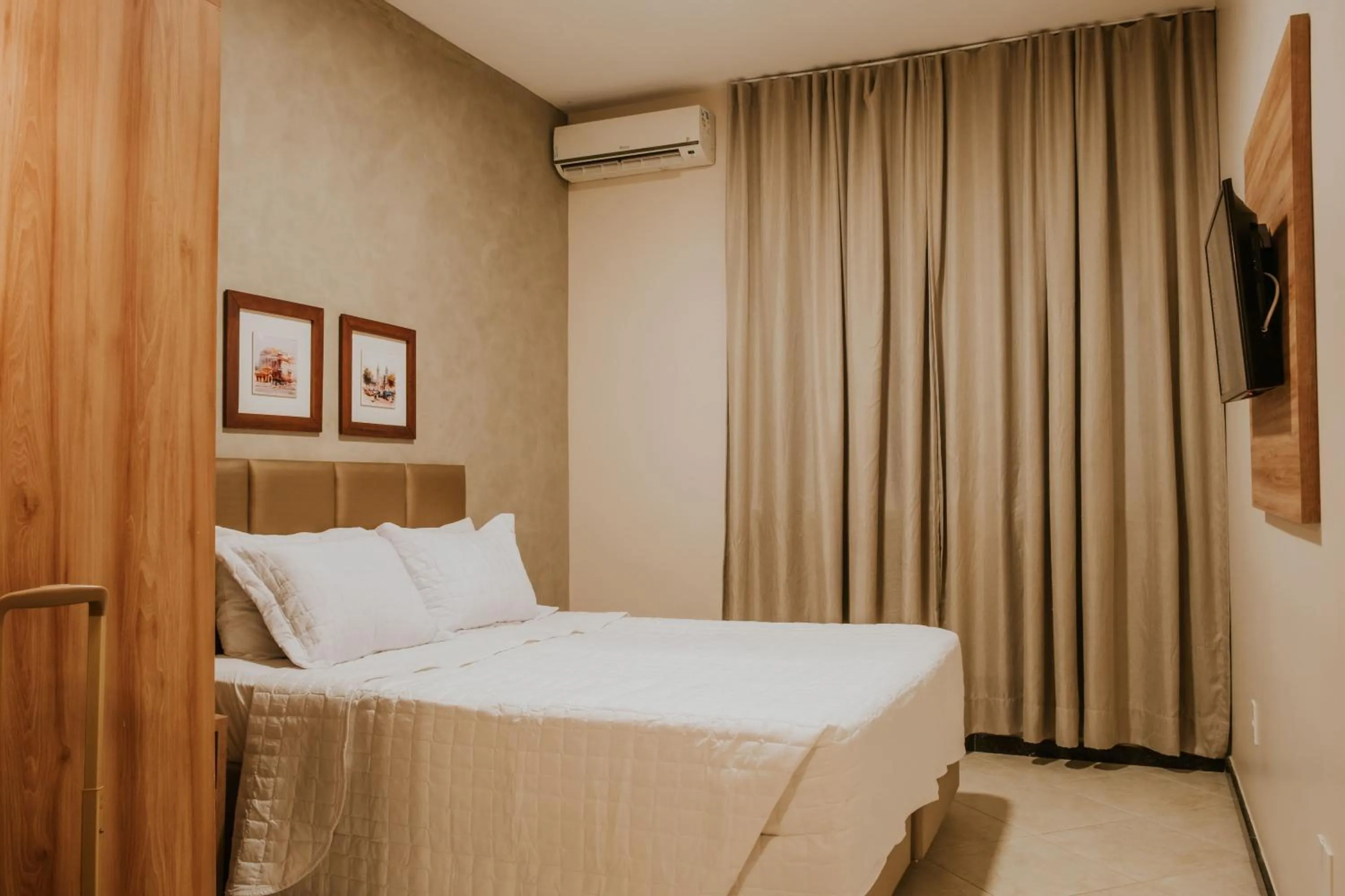 Bed in Pousada Encantare