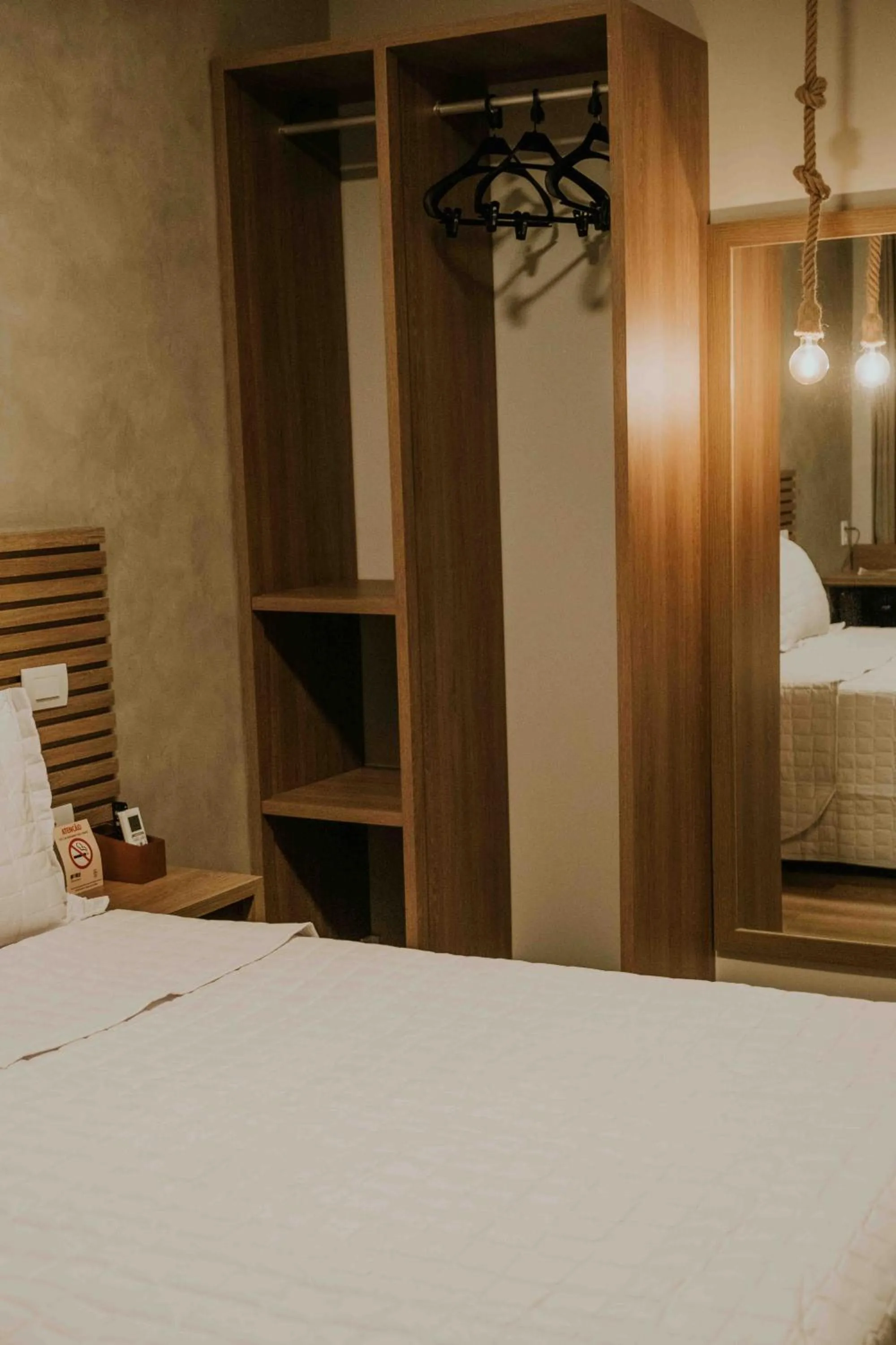 Bed in Pousada Encantare