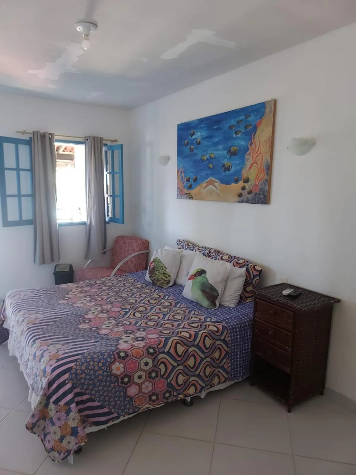 Bed in Pousada Santo Aleixo