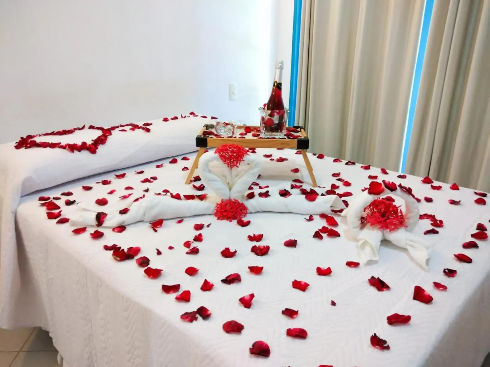 Bed in Pousada Santo Aleixo