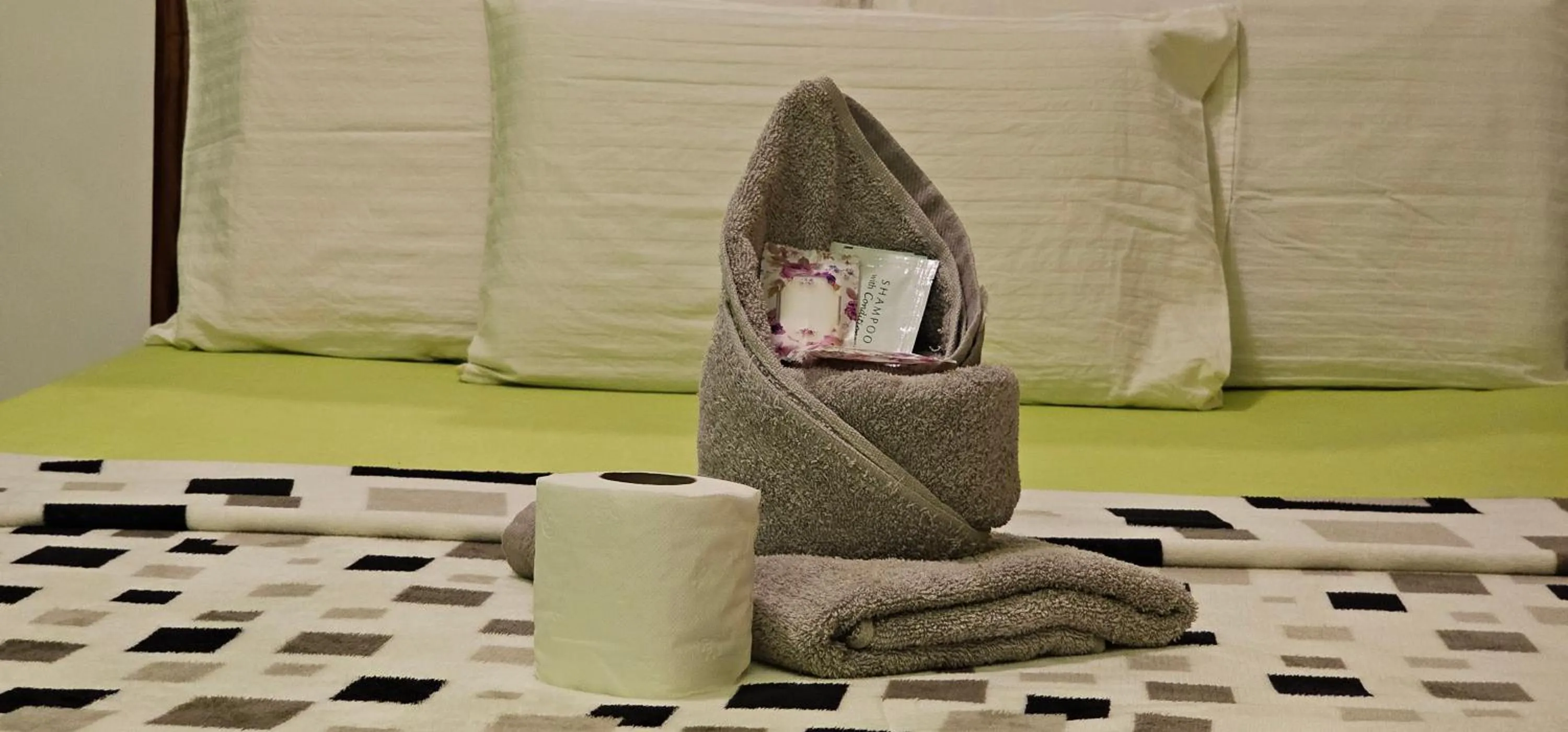 Bed in Mina Grande Beach Cottages