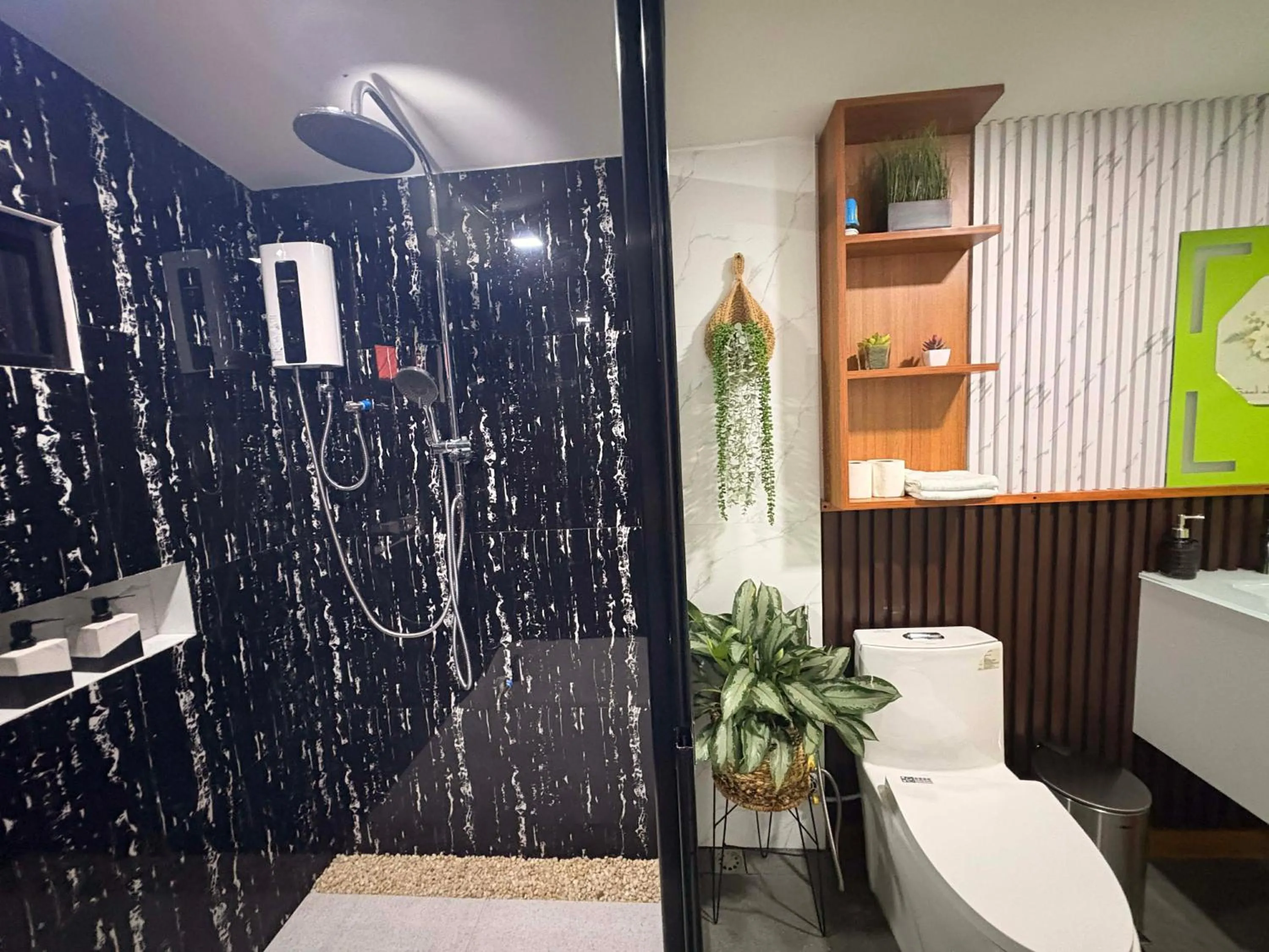 Shower in Mina Grande Beach Cottages