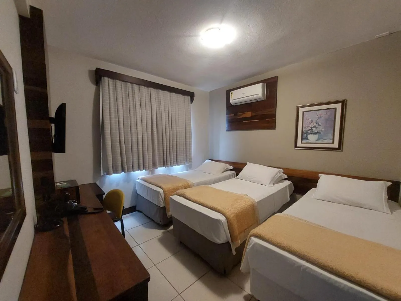 Bed in Príncipe Hotel