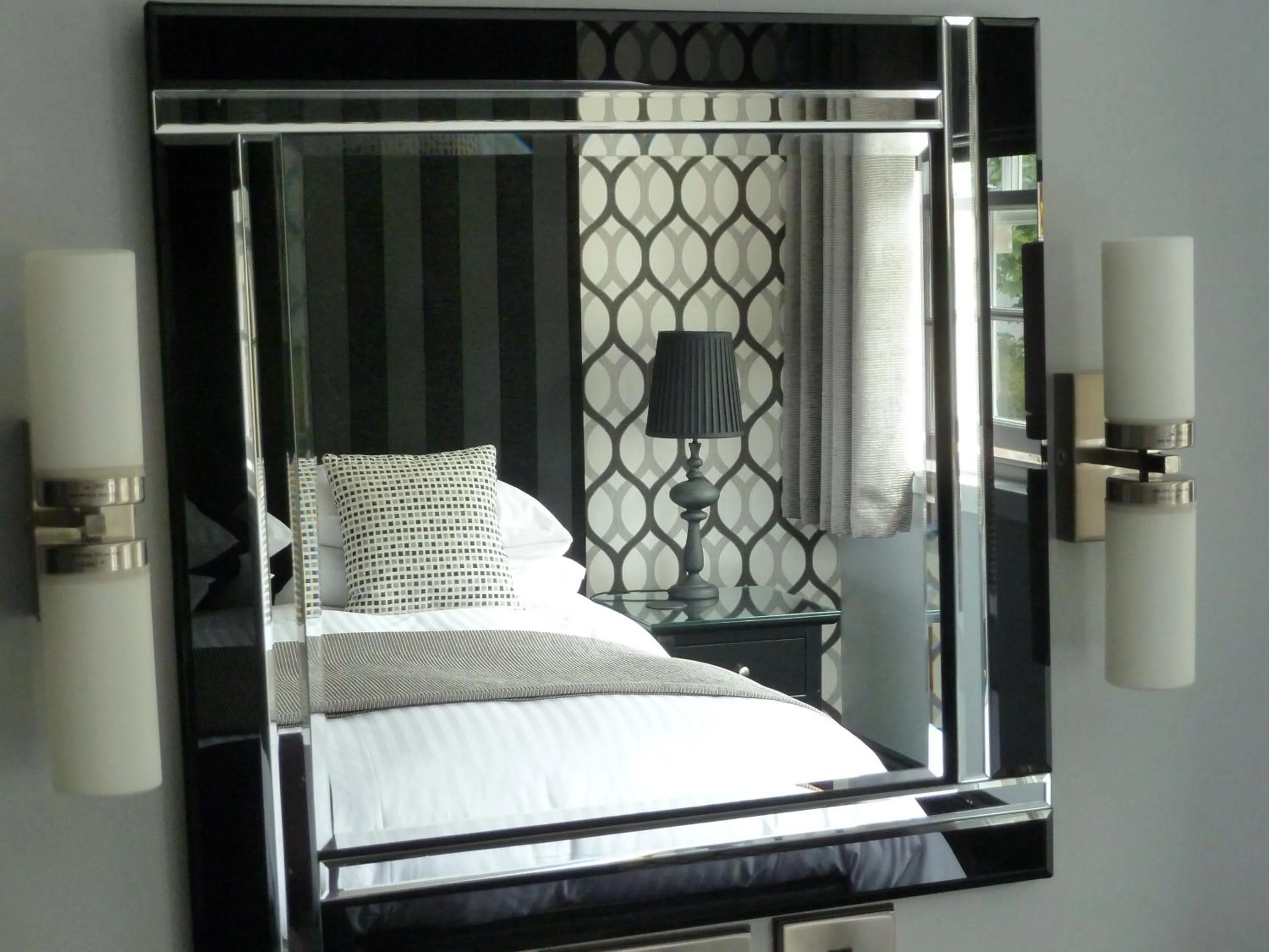 Decorative detail, Bed in No 5 Pilmour