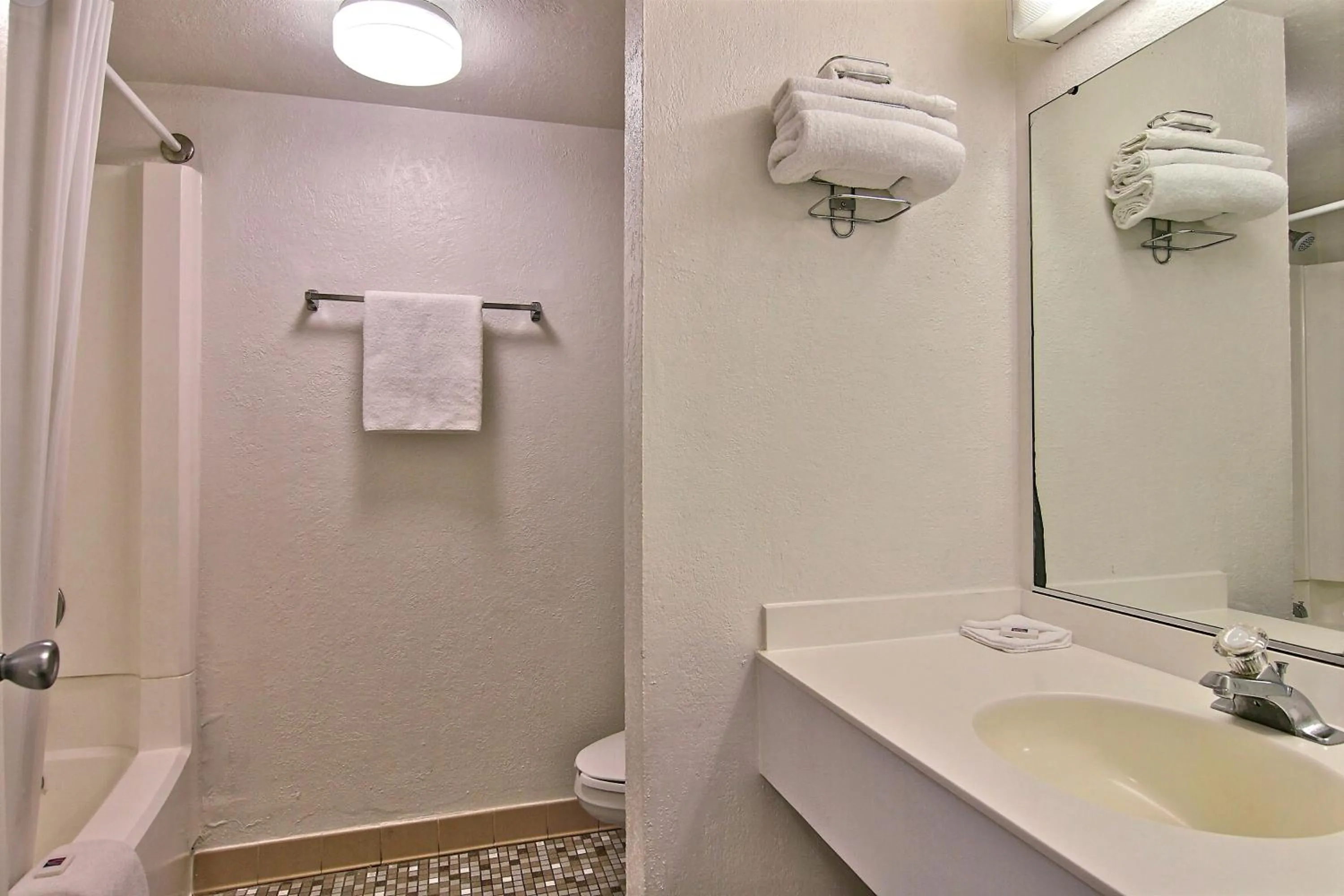 Bathroom in Motel 6-Merrillville, IN