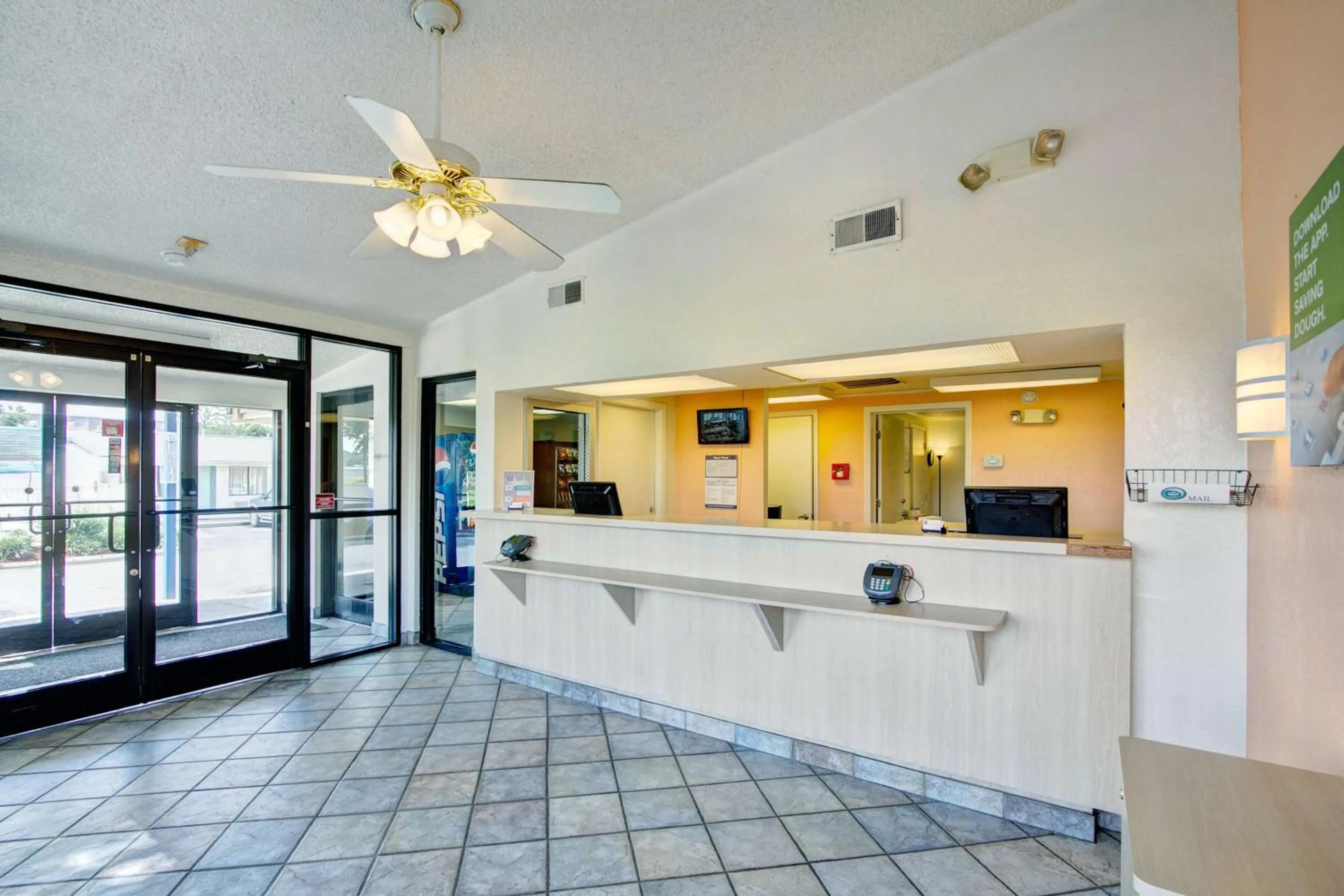 Lobby or reception in Knights Inn Burlington NC