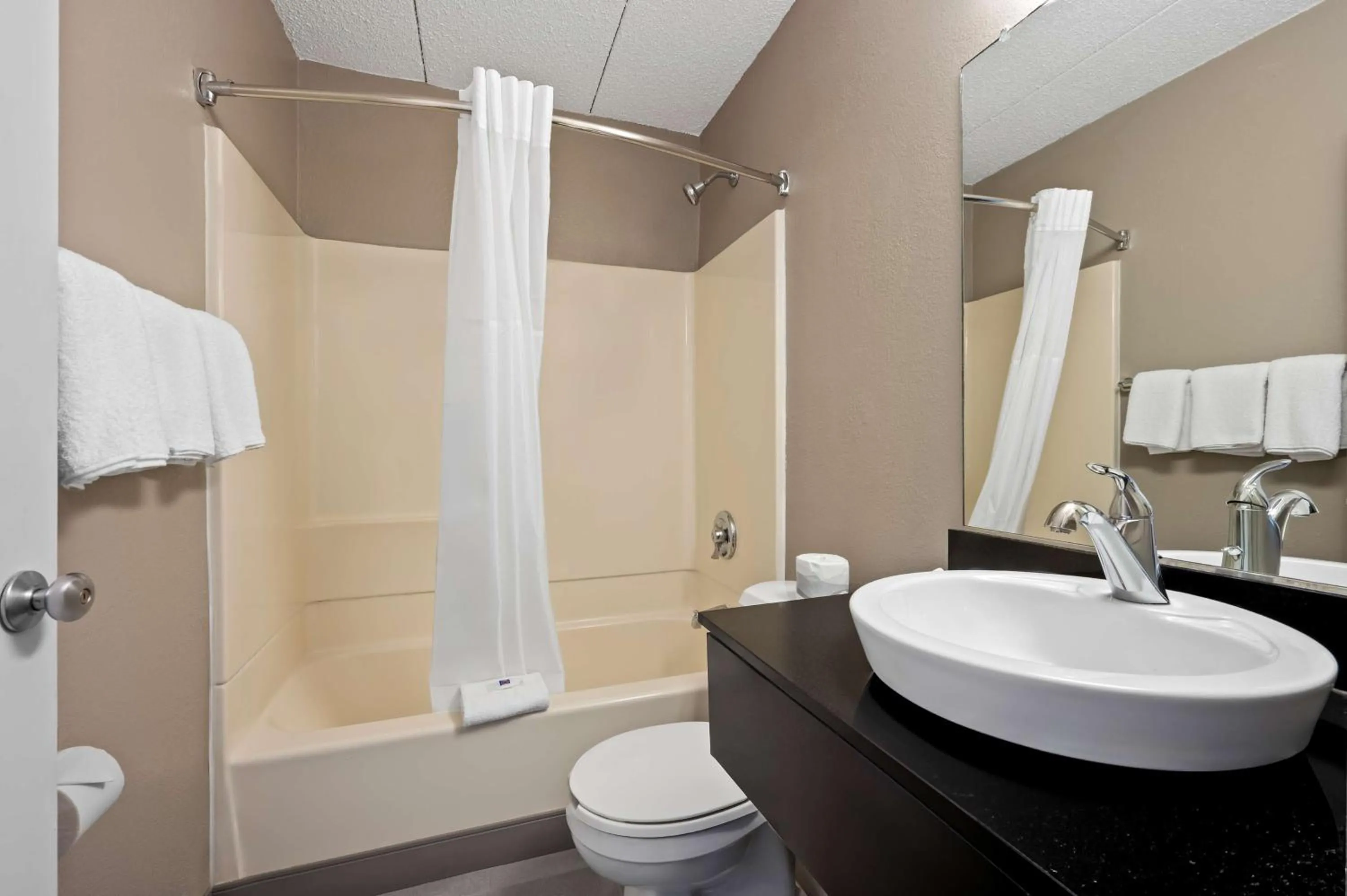 Bathroom in Motel 6-Portland, ME