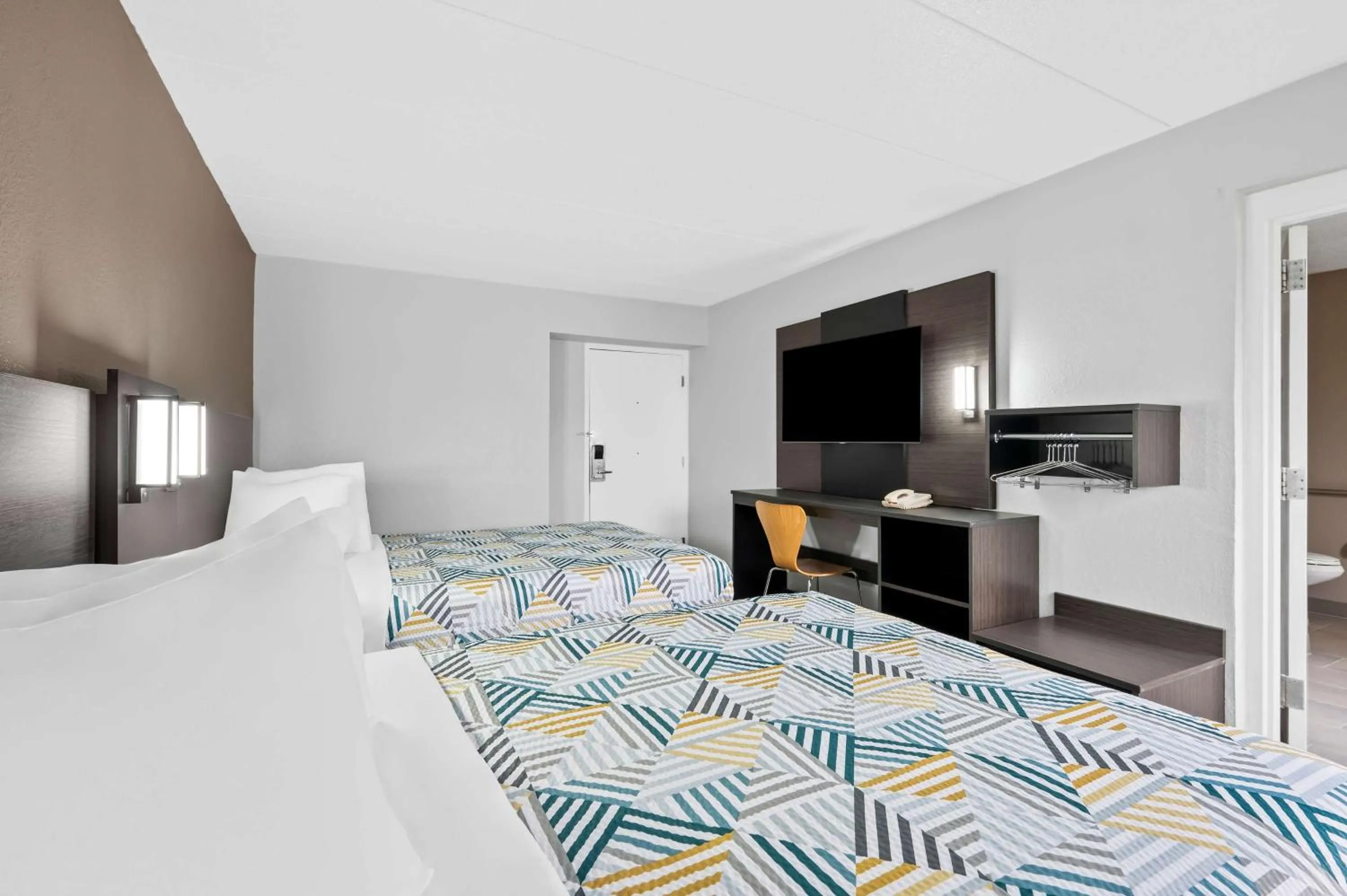 Bedroom, Bed in Motel 6-Portland, ME