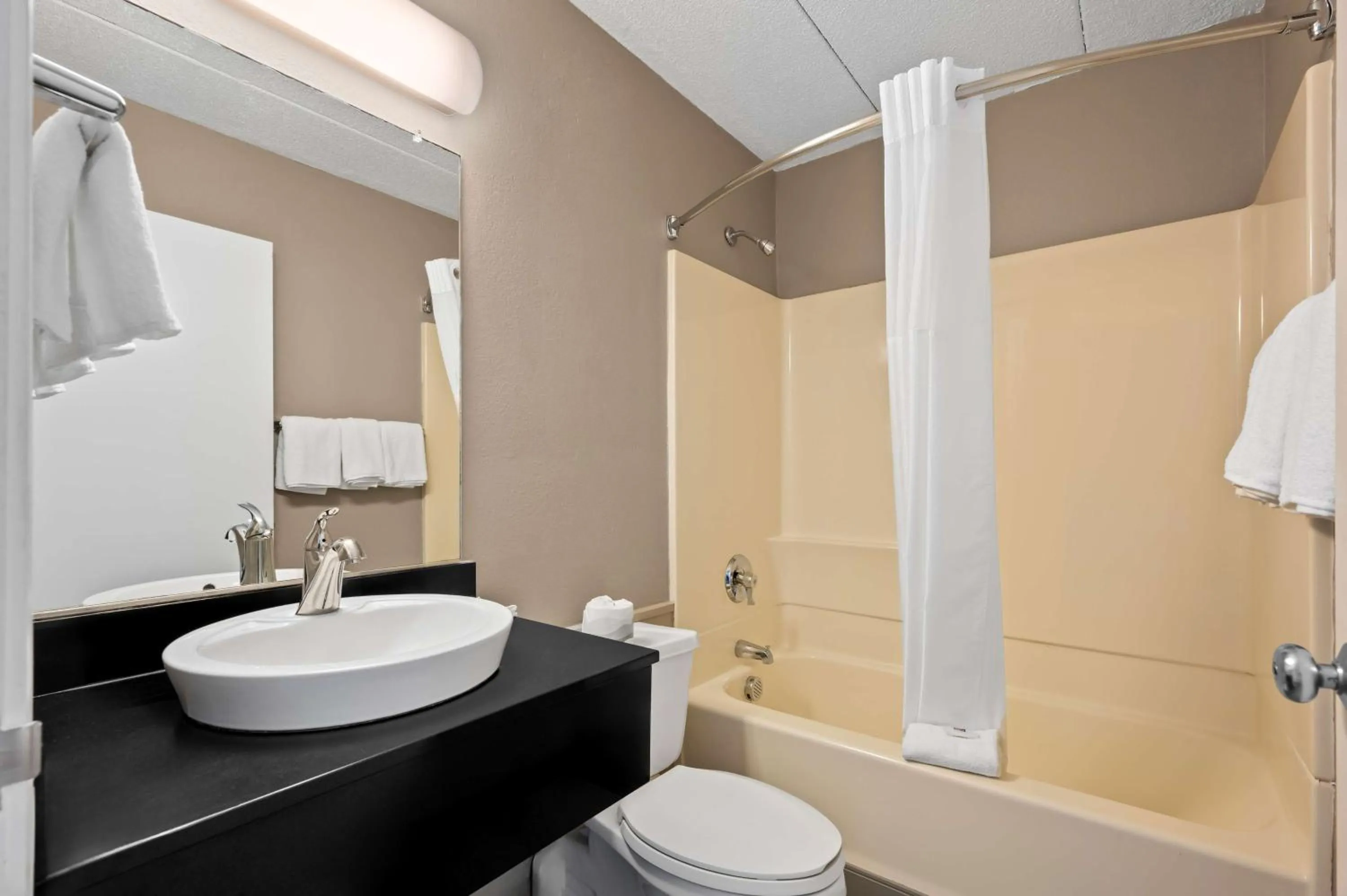 Bathroom in Motel 6-Portland, ME