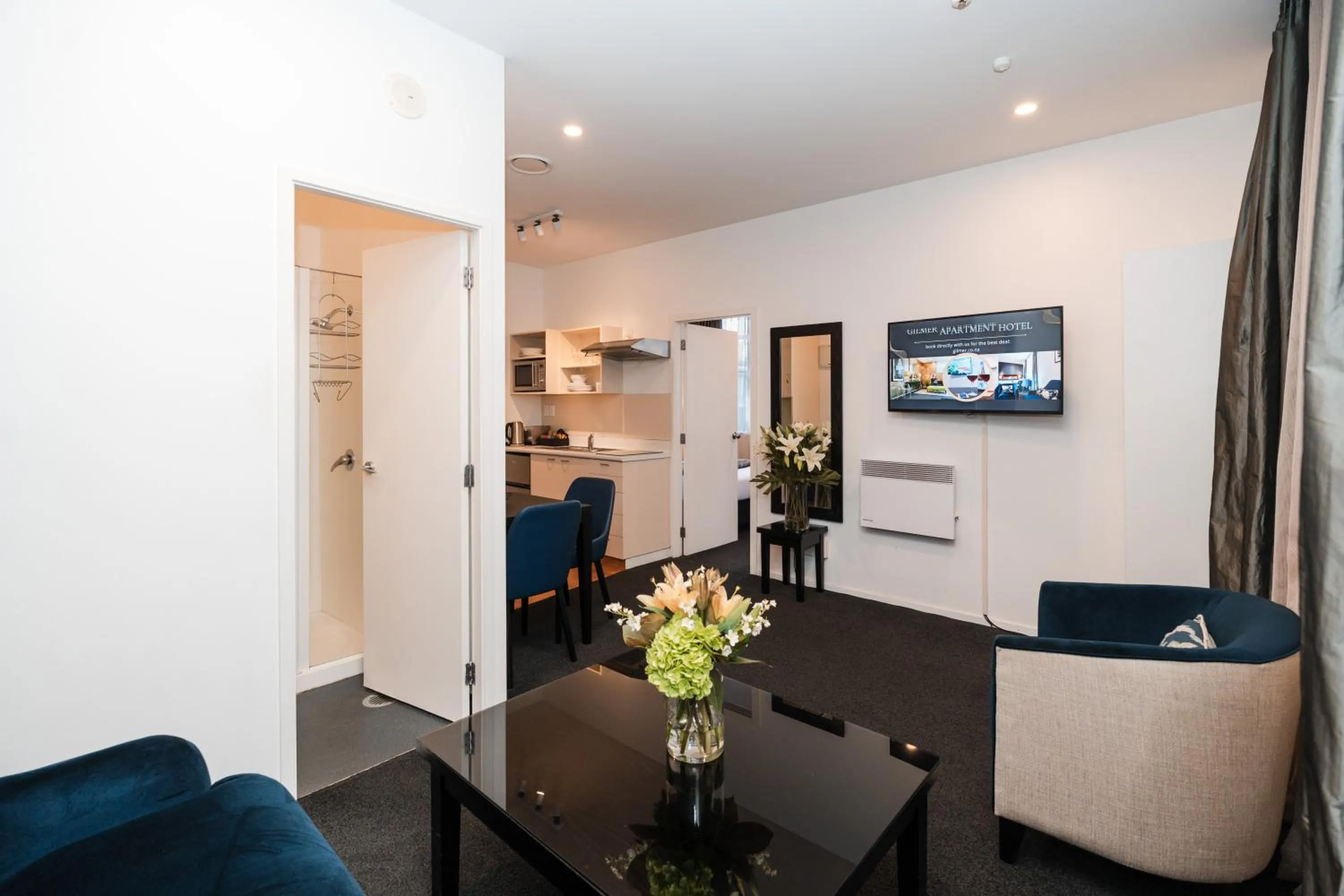 TV and multimedia in Gilmer Apartment Hotel