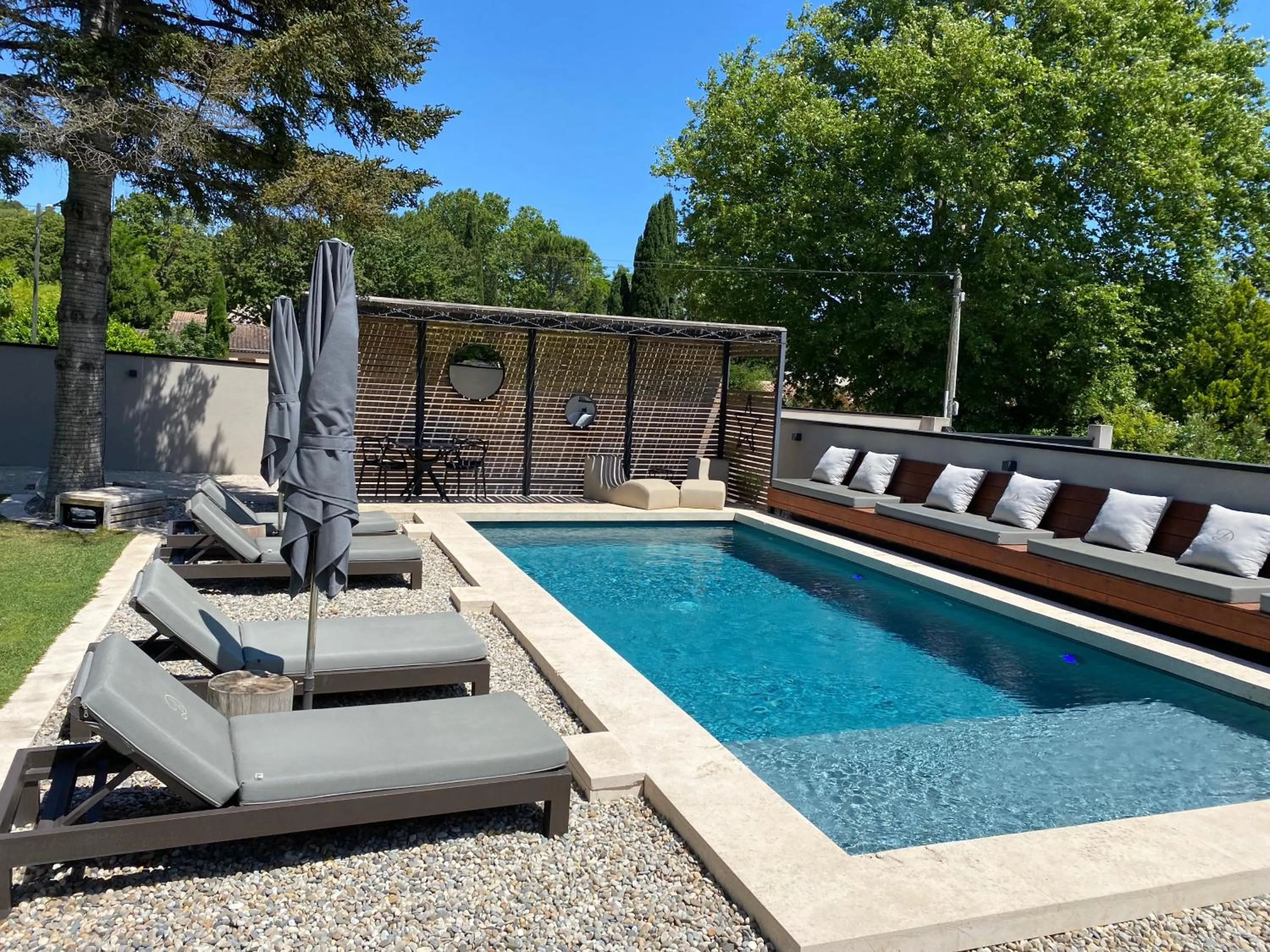 Swimming pool in D'OR Les Anges