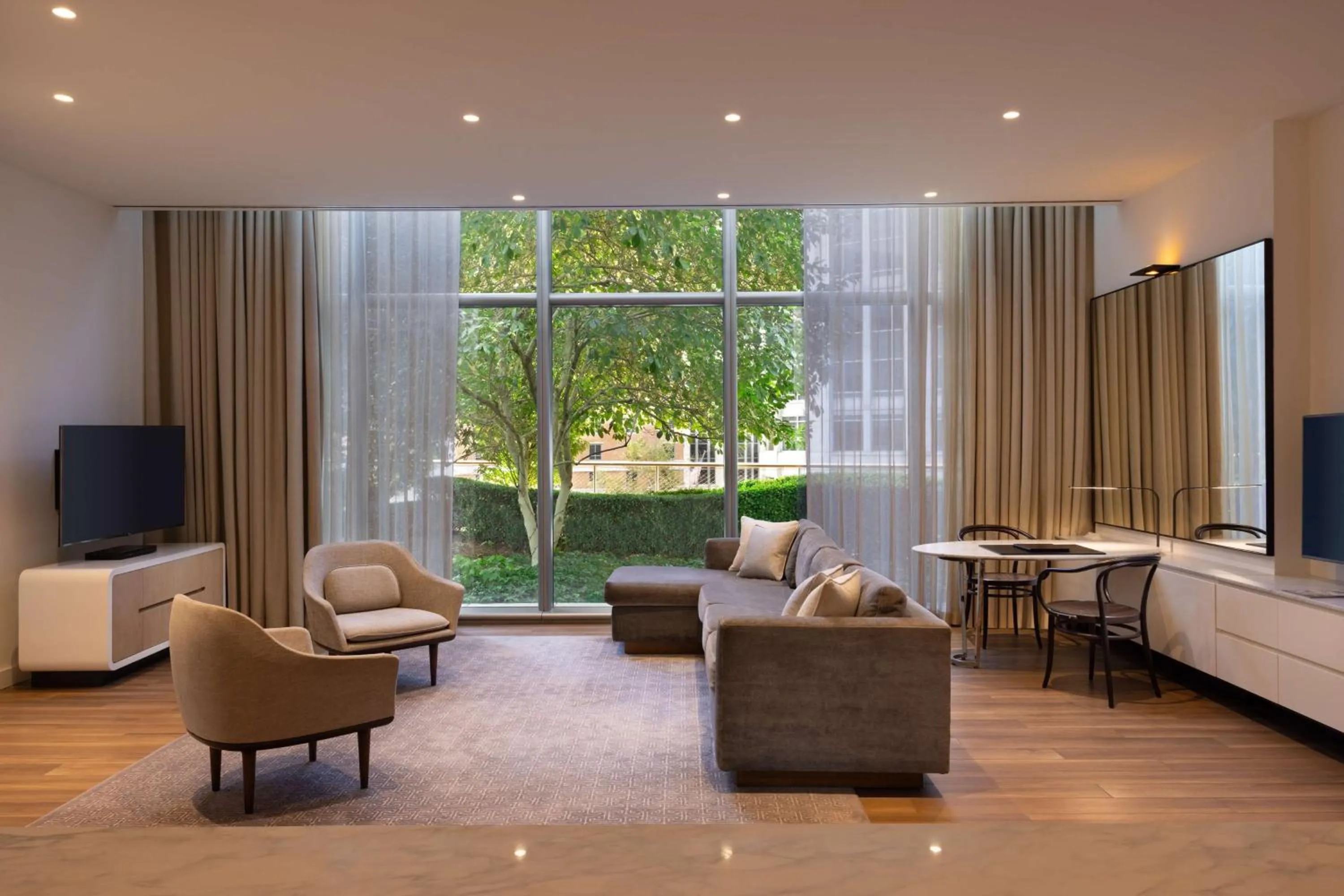 Living room in Conrad Washington DC