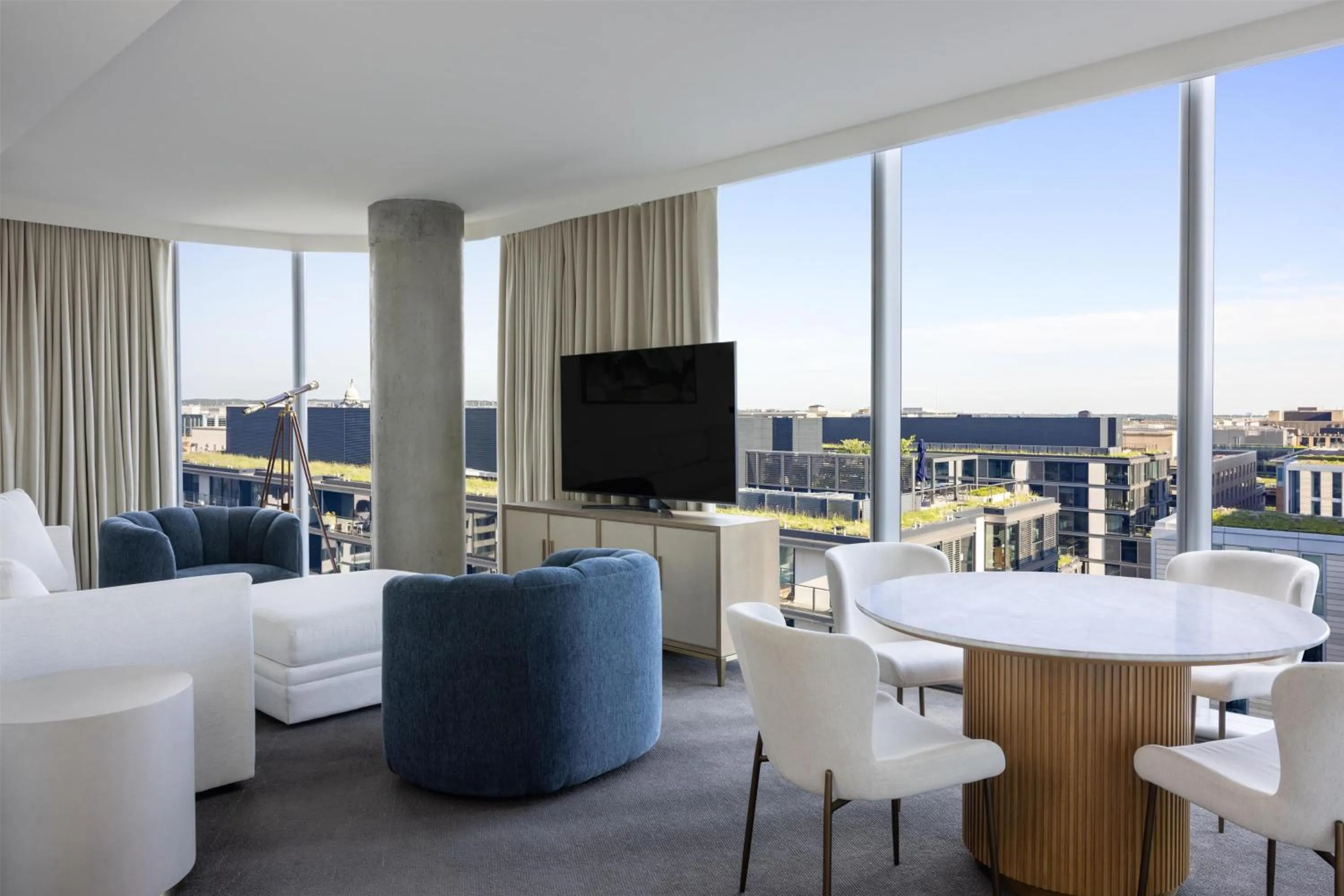 Living room in Conrad Washington DC