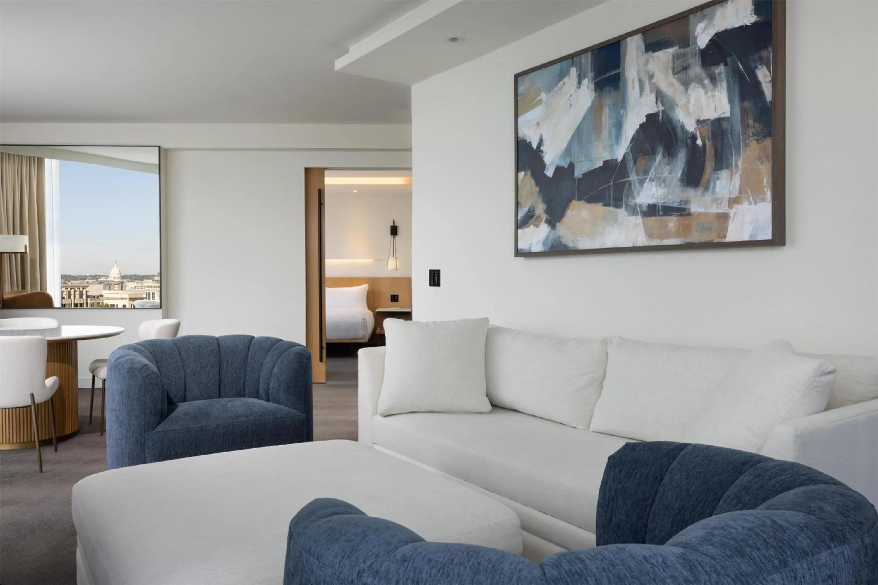 Living room in Conrad Washington DC