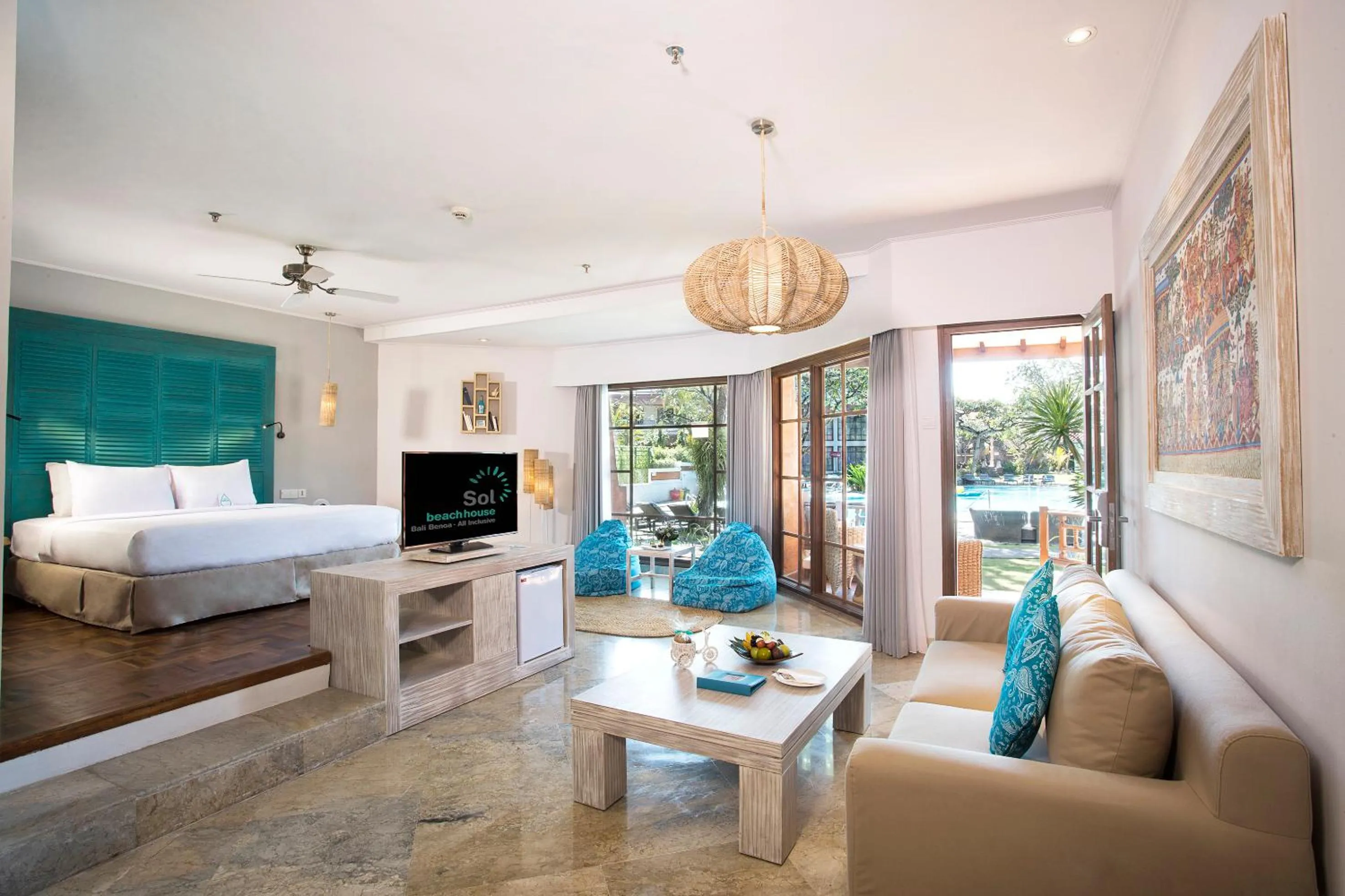 Living room, Bed in SOL by Meliá Benoa Bali All inclusive
