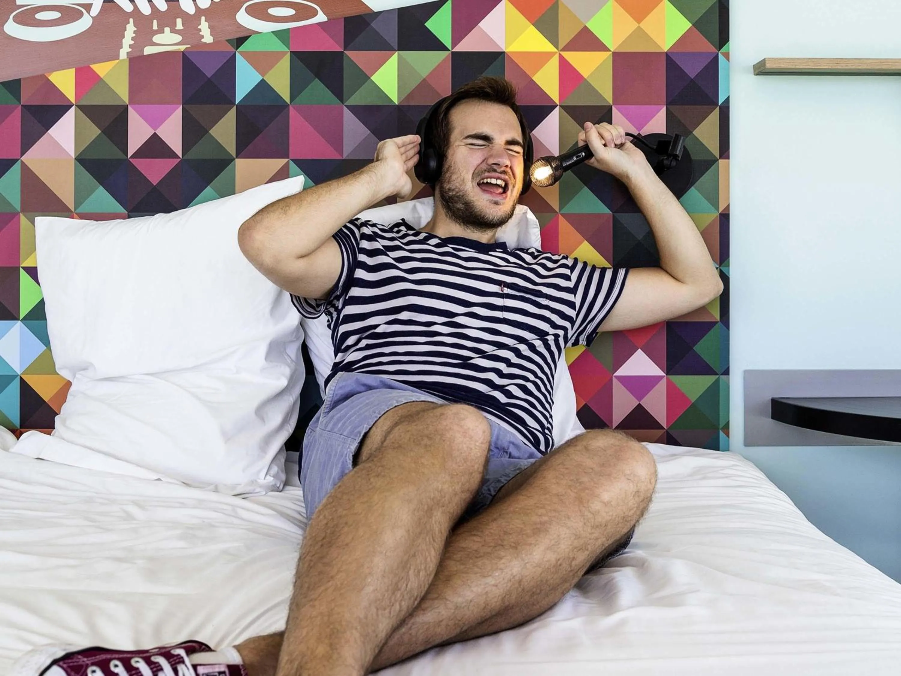 Bedroom, Bed in Ibis Styles Merida Galerias