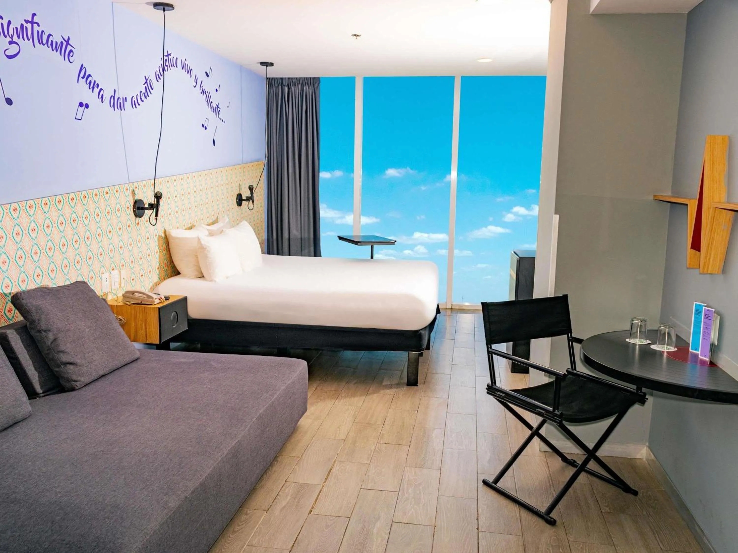 Bedroom, Bed in Ibis Styles Merida Galerias