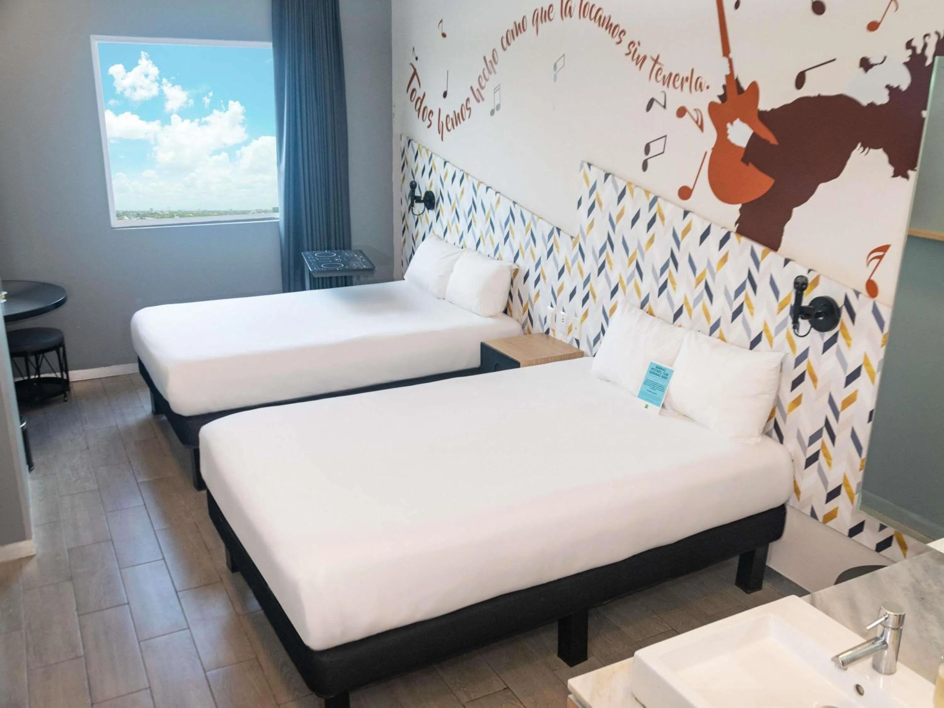 Bedroom, Bed in Ibis Styles Merida Galerias