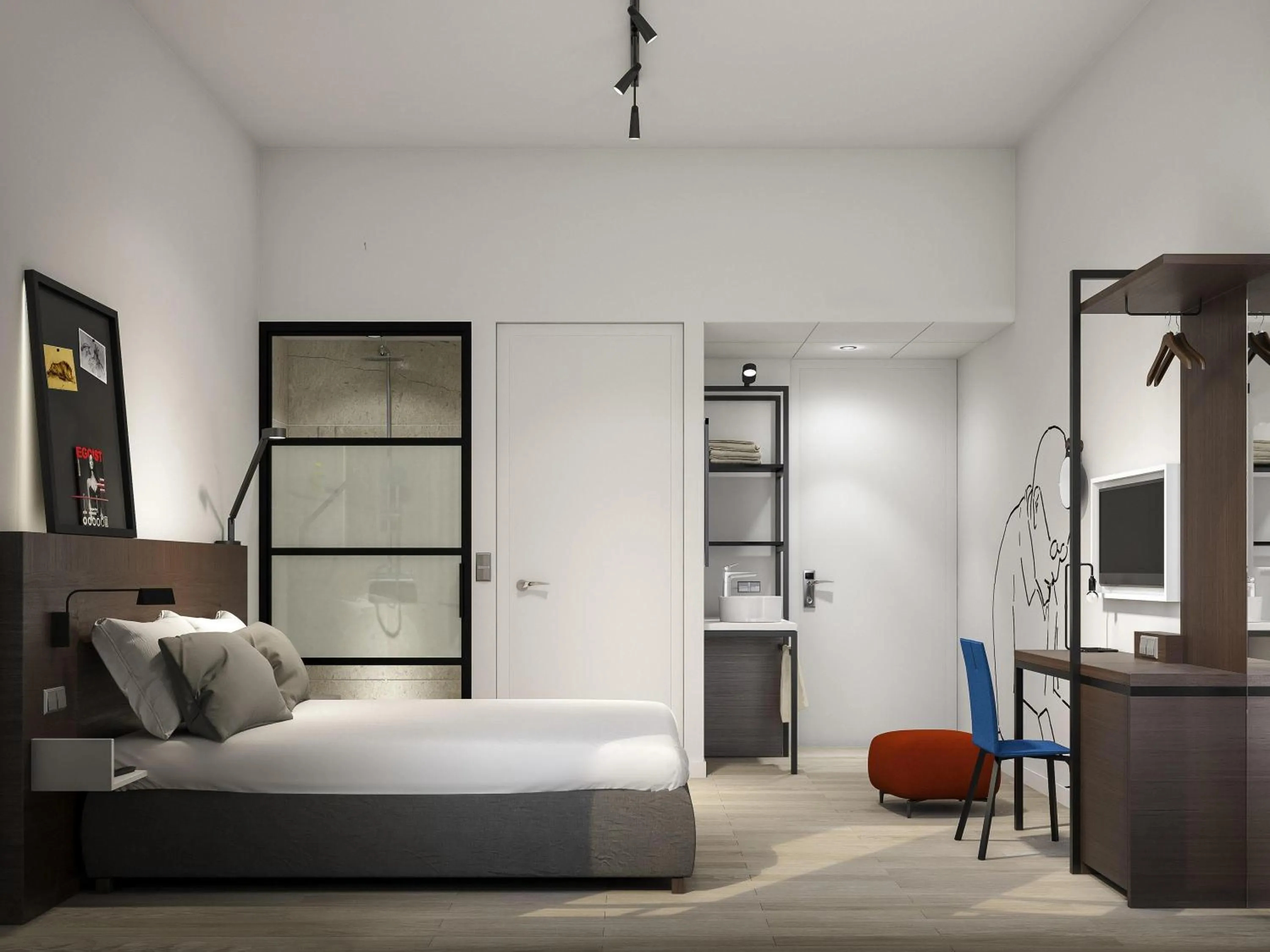 Property building, Bed in ibis Styles Den Haag City Centre