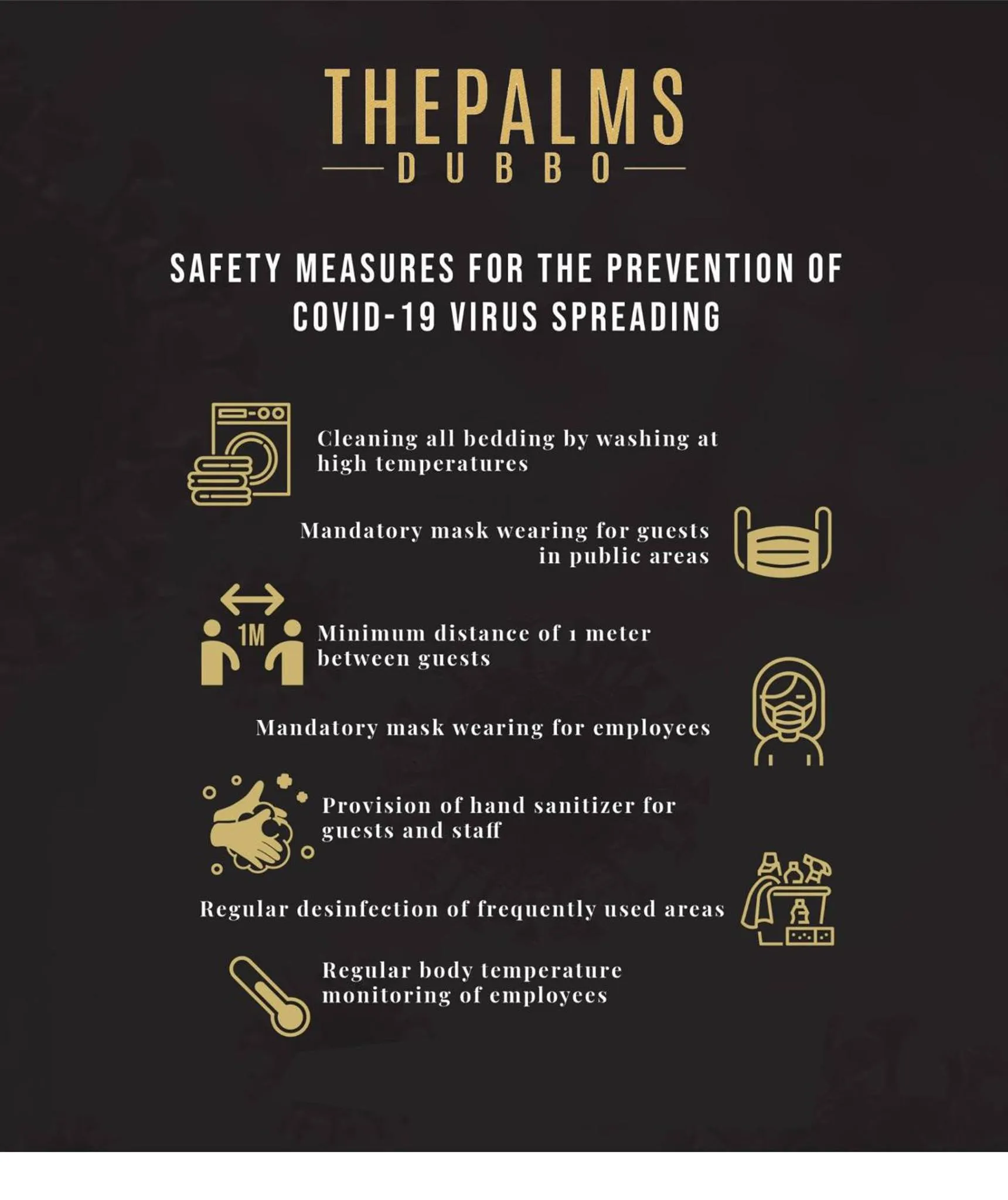 Logo/Certificate/Sign in The Palms Dubbo