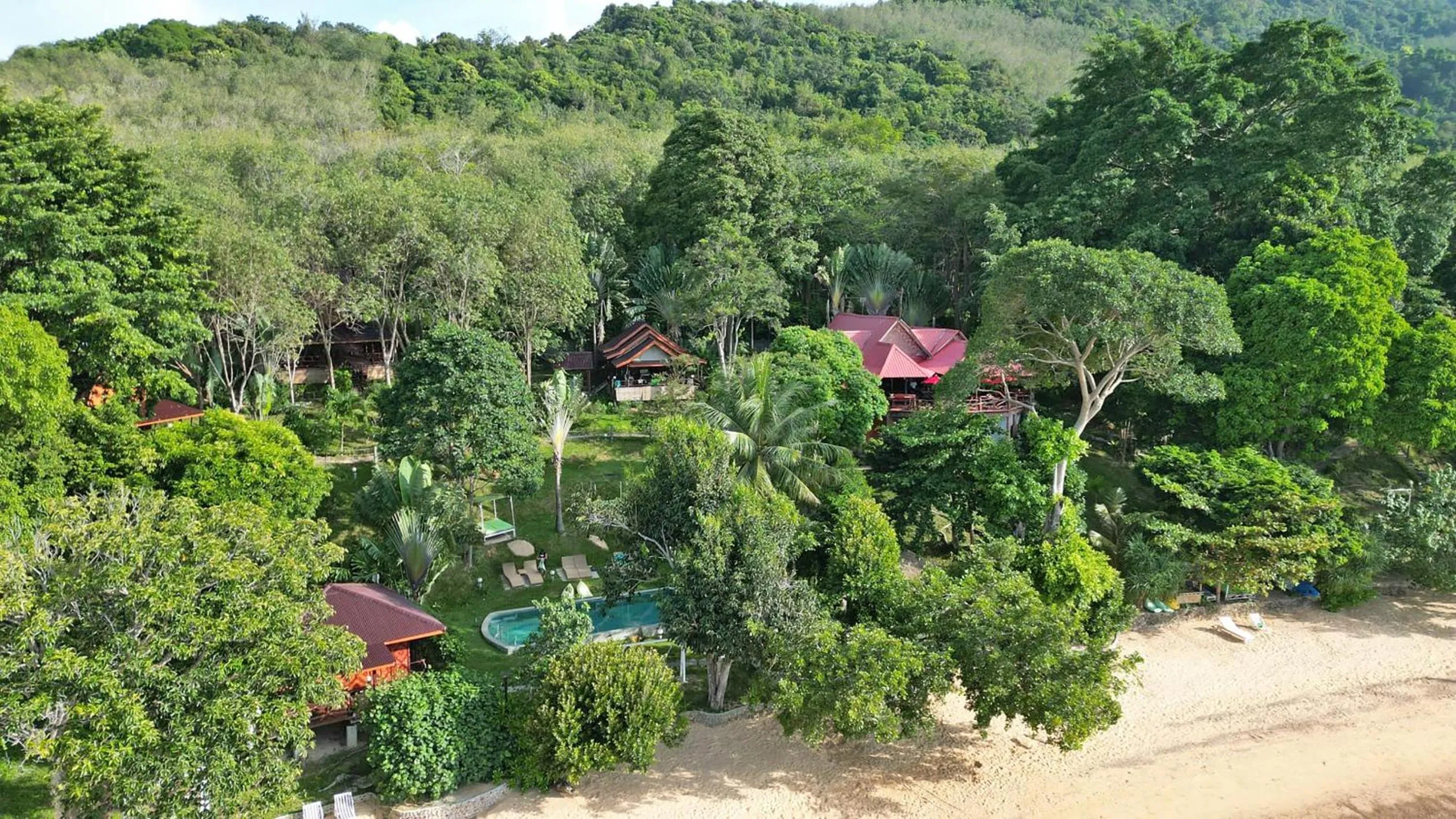 Bird's eye view in Banyan Bay Villas