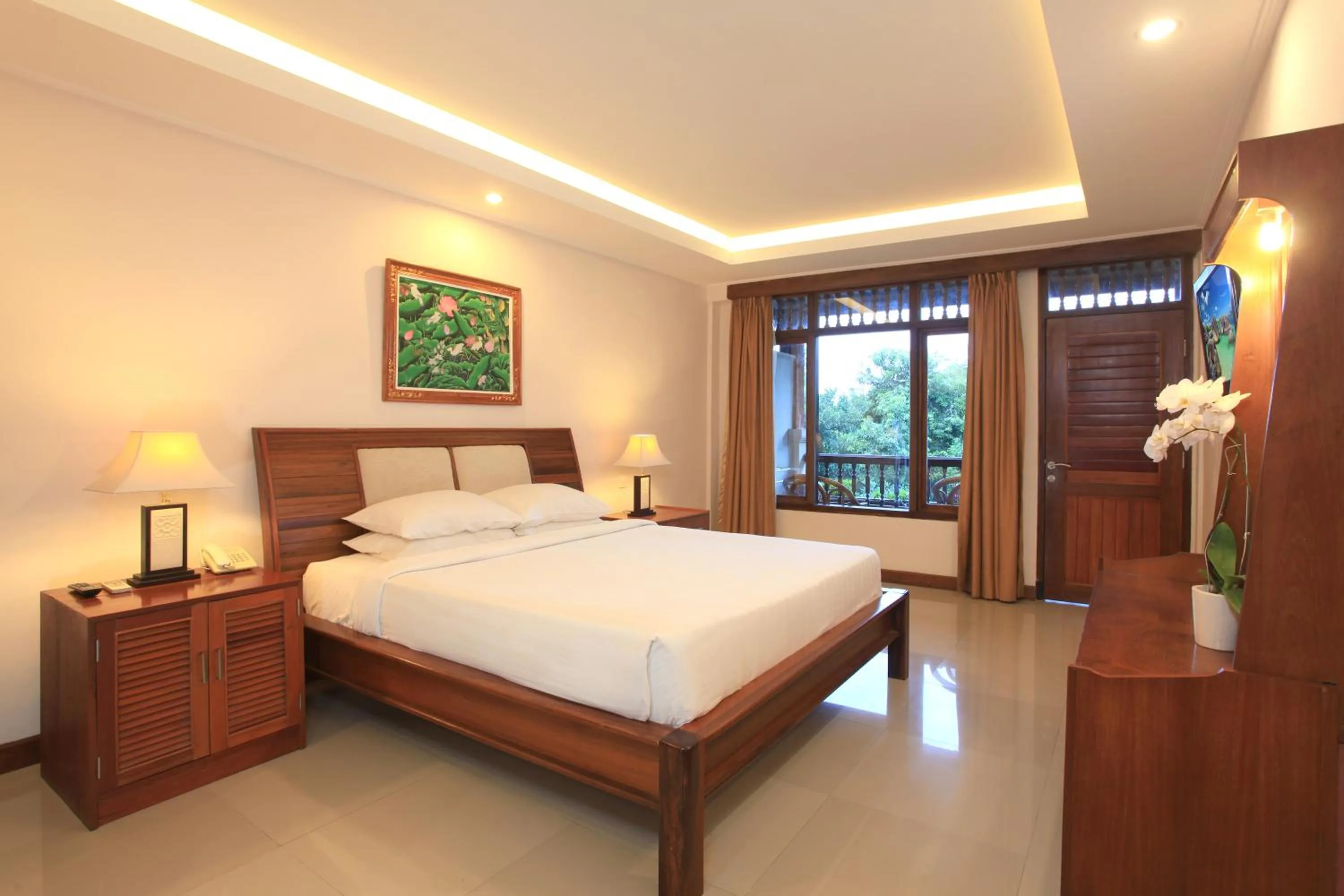 Bedroom, Bed in Matahari Bungalow