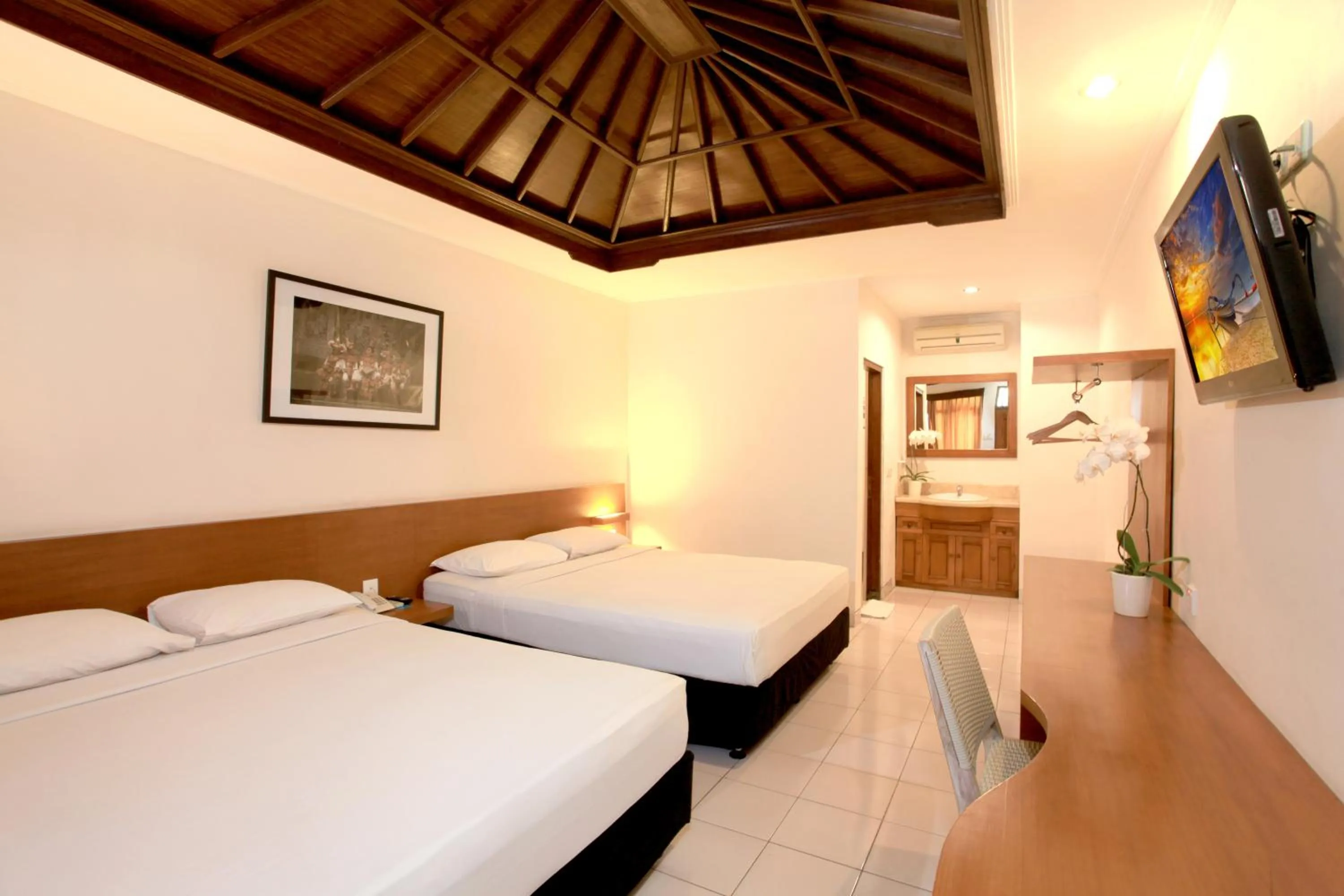 Bedroom, Bed in Matahari Bungalow