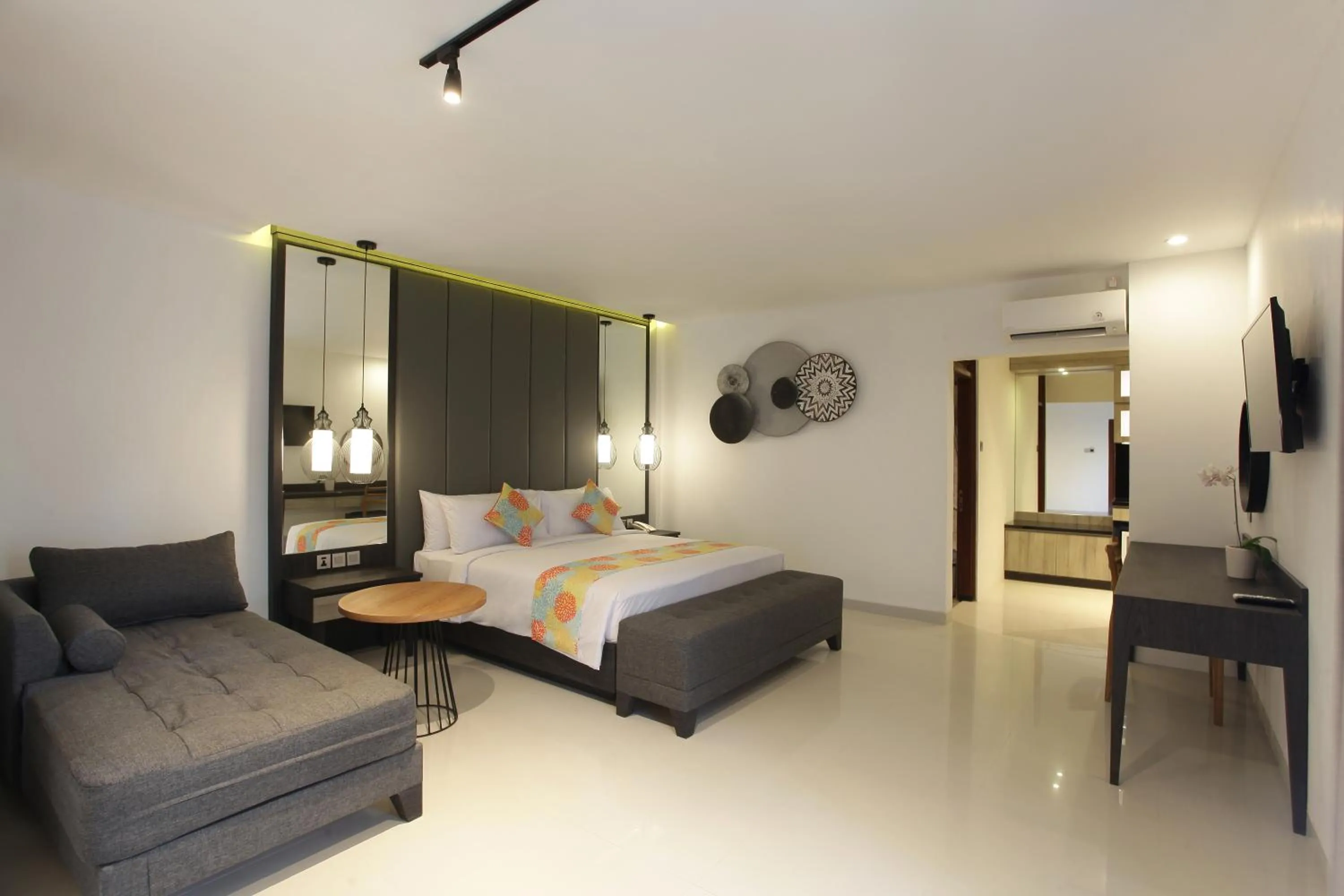 Bedroom, Bed in Matahari Bungalow