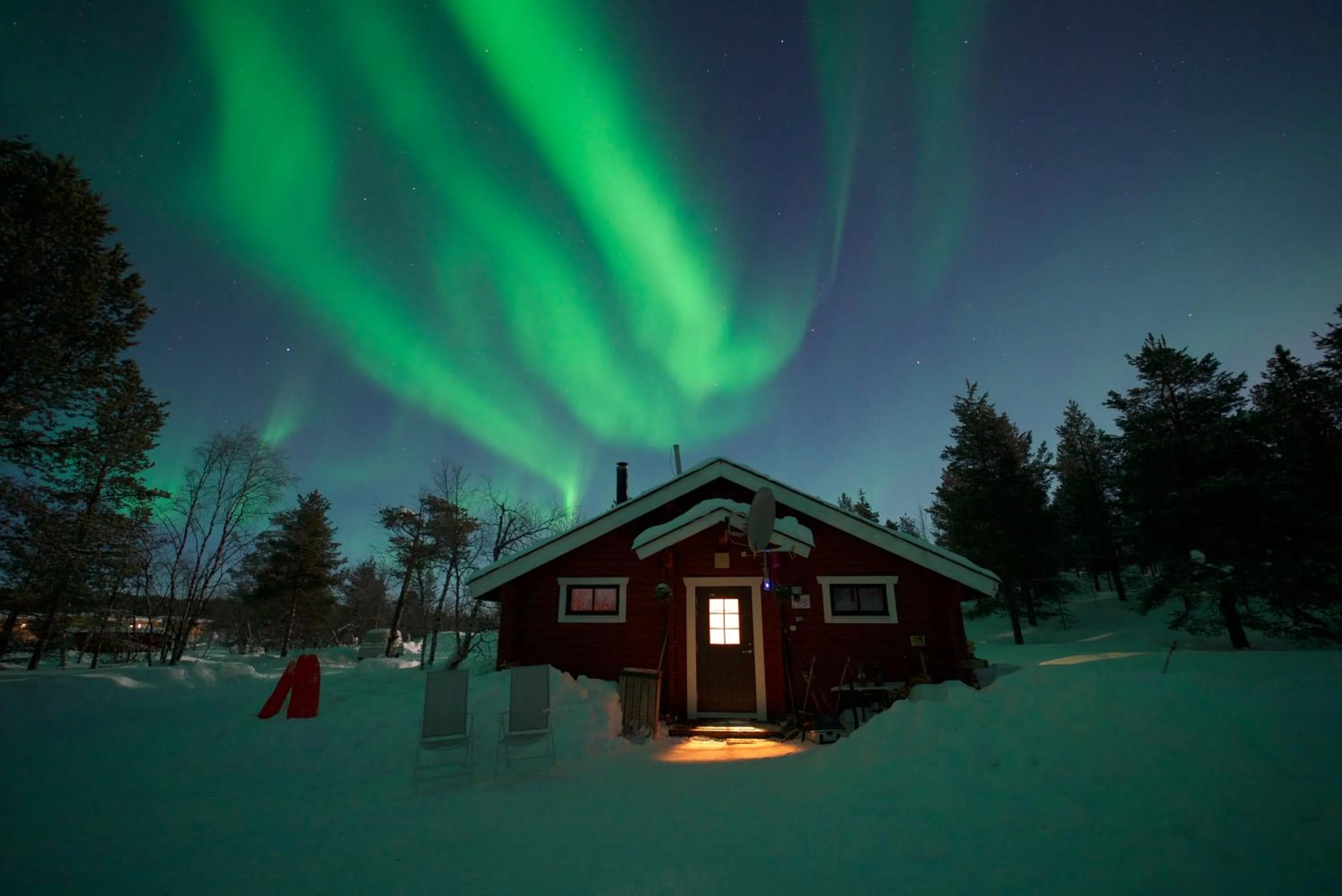 Facade/entrance in Giellajohka